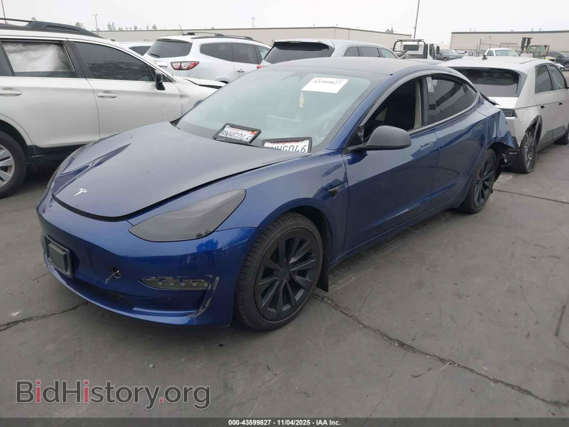 2022 TESLA MODEL 3 - VIN: 5YJ3E1EAXNF189612 - Фото 2