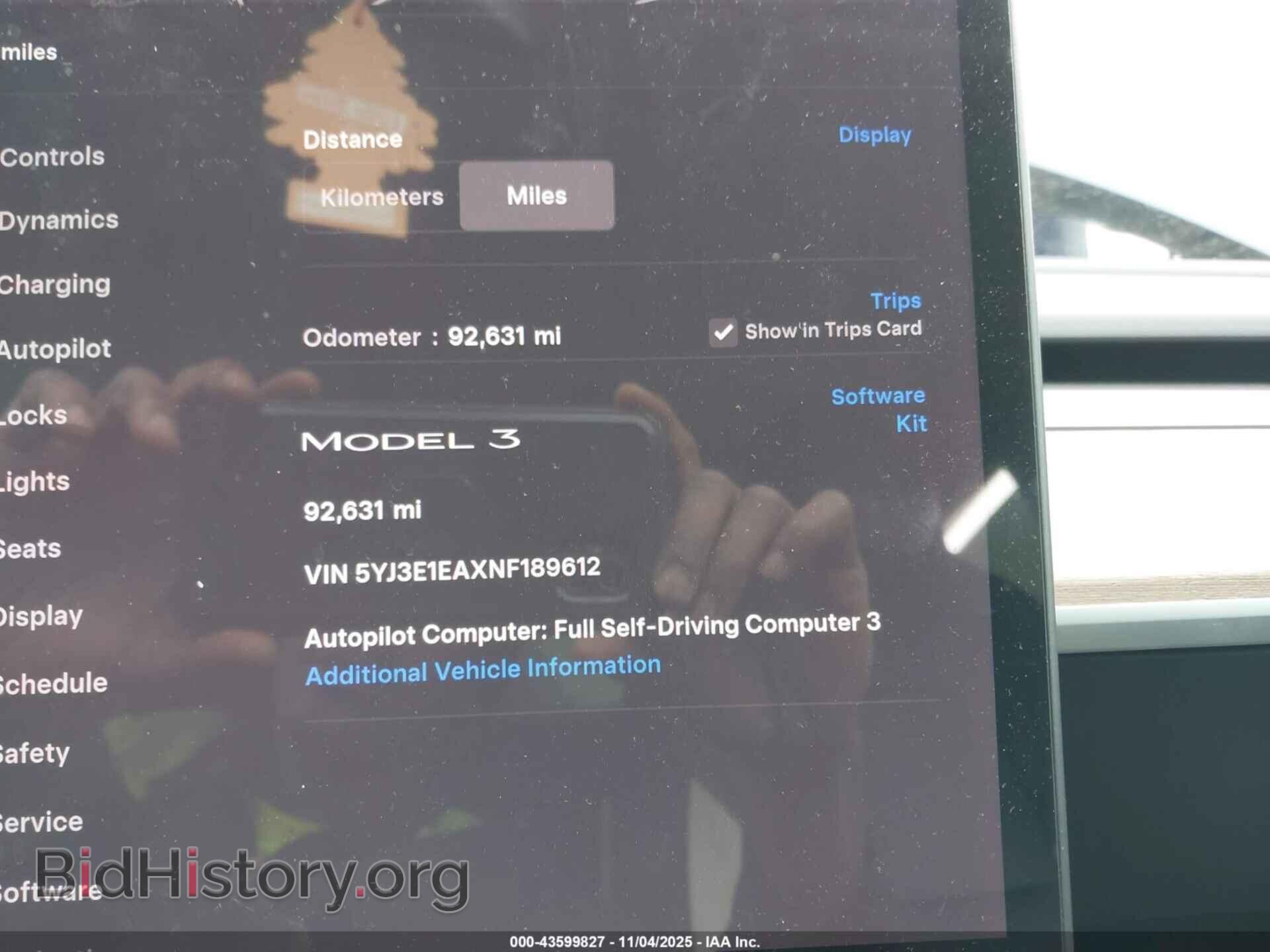 2022 TESLA MODEL 3 - VIN: 5YJ3E1EAXNF189612 - Фото 15