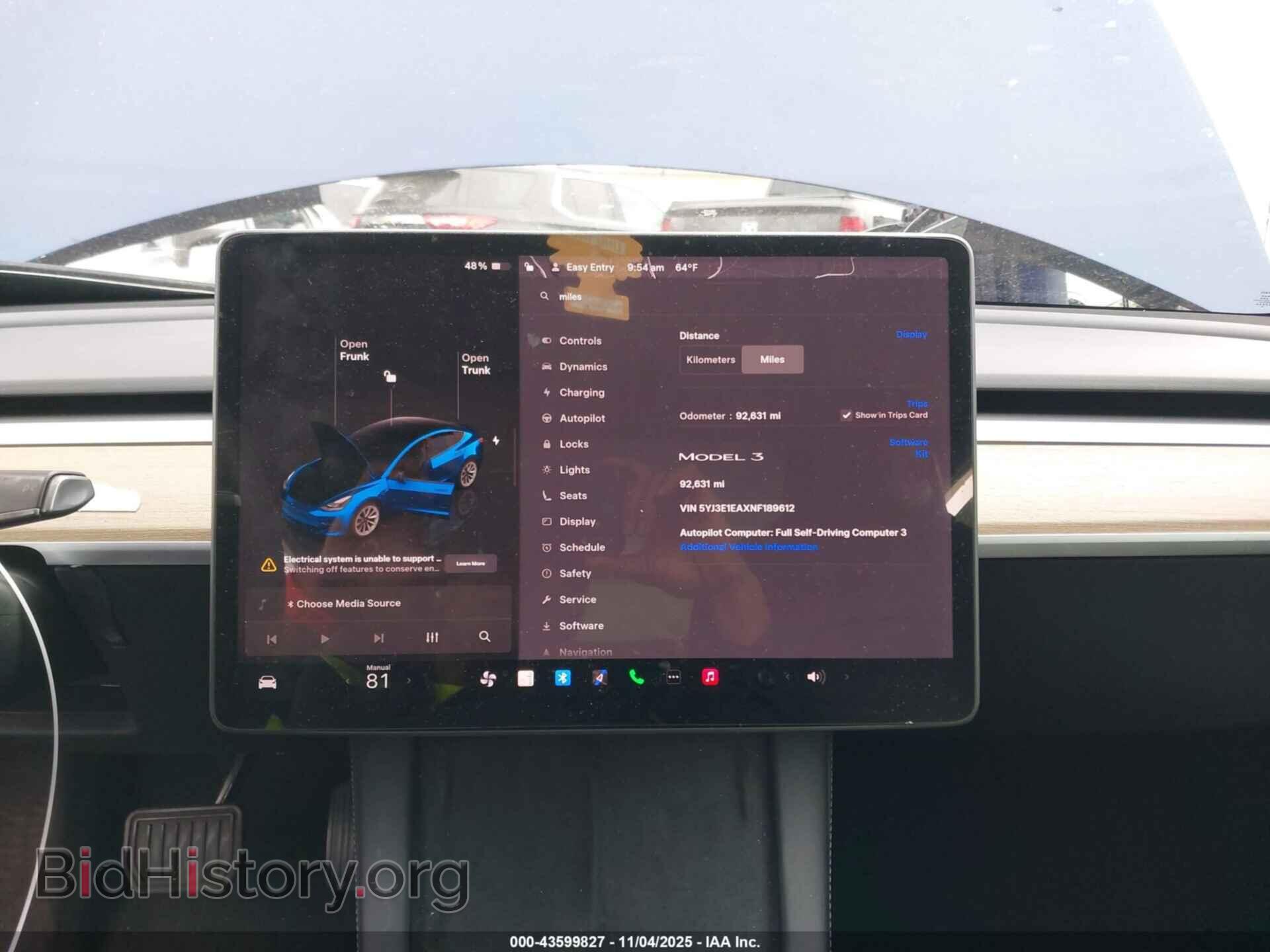 2022 TESLA MODEL 3 - VIN: 5YJ3E1EAXNF189612 - Фото 18
