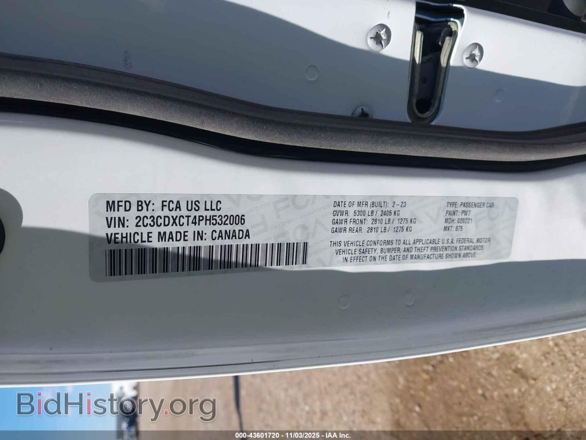 2023 DODGE CHARGER - VIN: 2C3CDXCT4PH532006 - Фото 9