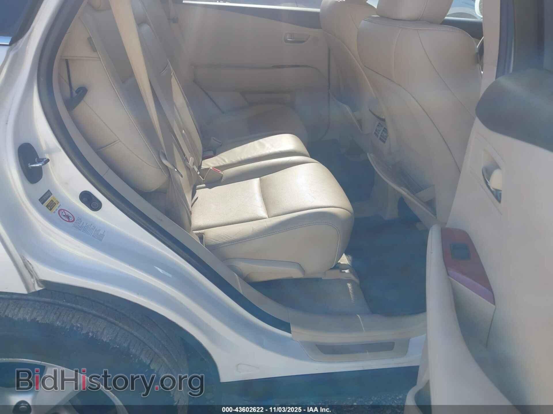 2010 LEXUS RX 350 - VIN: 2T2BK1BA2AC062405 - Фото 8