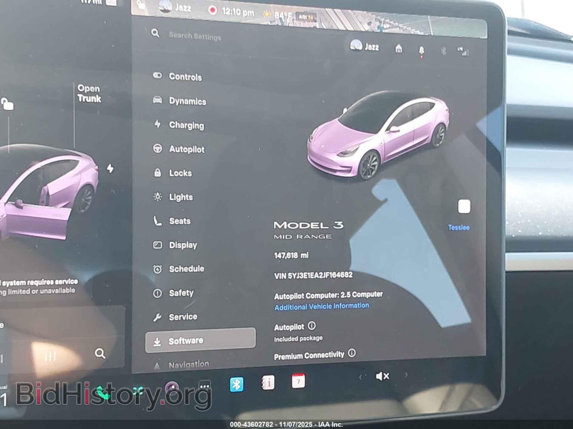 2018 TESLA MODEL 3 - VIN: 5YJ3E1EA2JF164682 - Photo 7