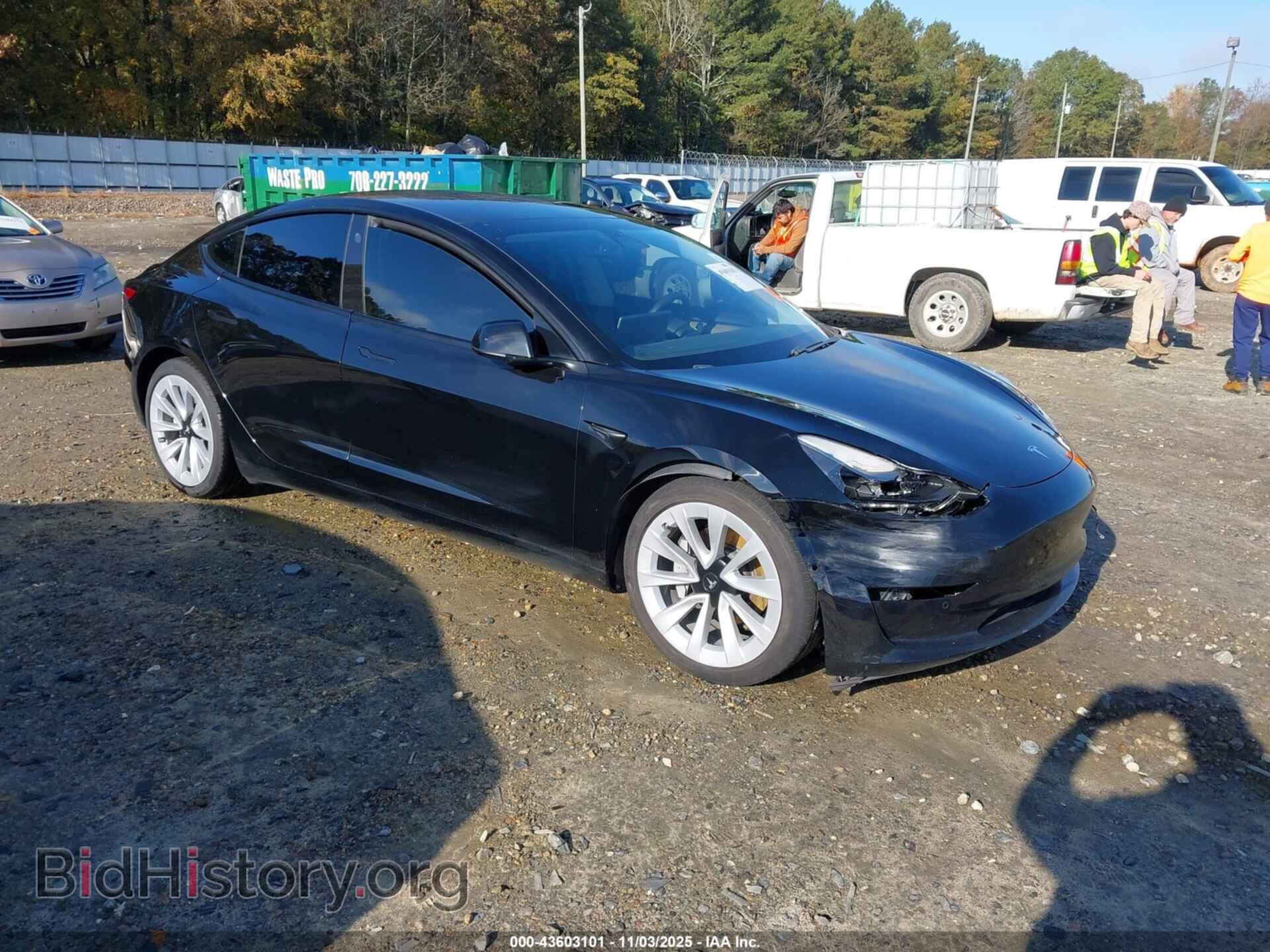 Photo 5YJ3E1EA7MF051914 - TESLA MODEL 3 2021