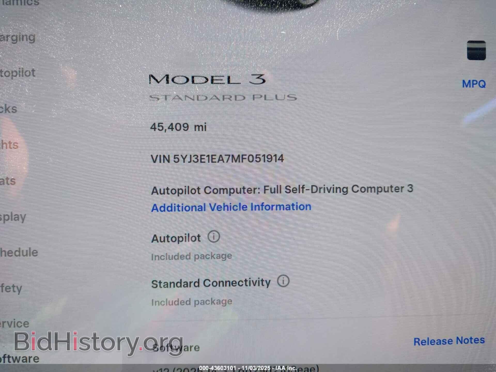 2021 TESLA MODEL 3 - VIN: 5YJ3E1EA7MF051914 - Photo 7