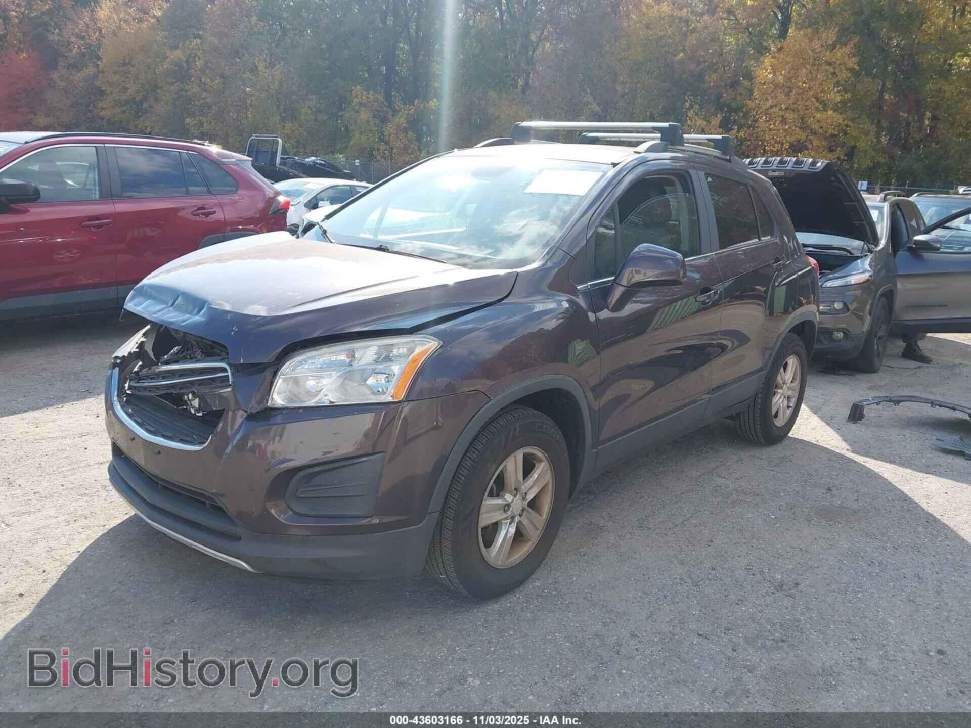 2016 CHEVROLET TRAX - VIN: 3GNCJPSB0GL134724 - Фото 2