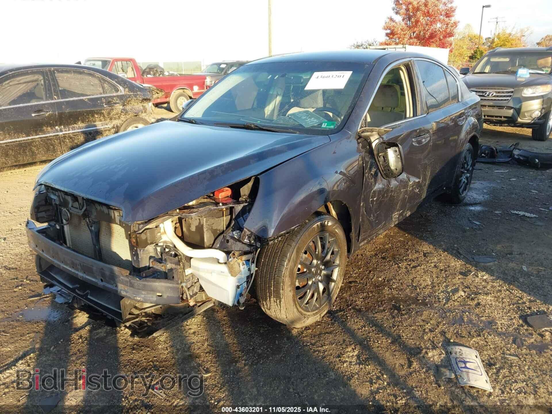 2013 SUBARU LEGACY - VIN: 4S3BMBA68D3039015 - Фото 2