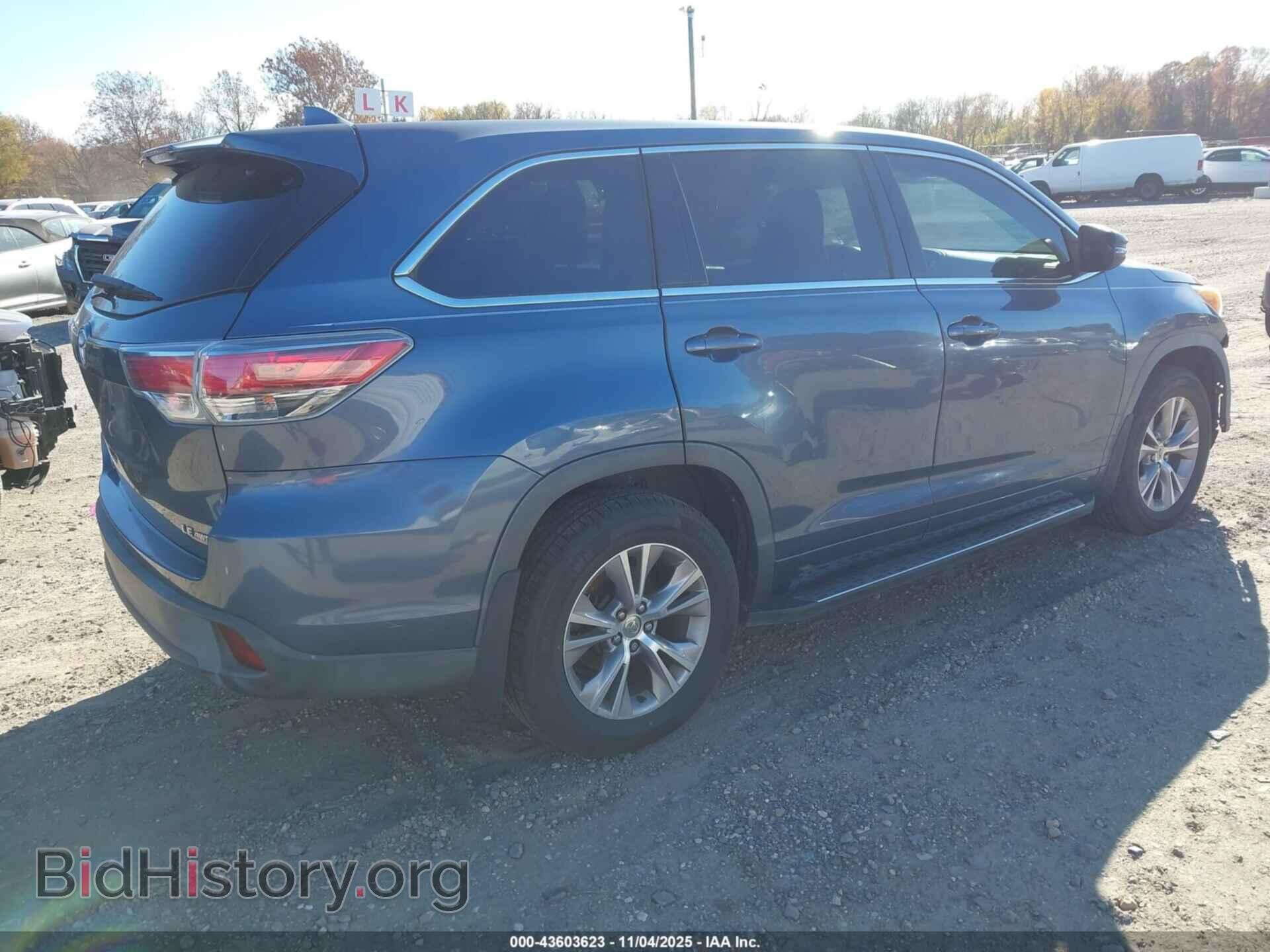 2014 TOYOTA HIGHLANDER - VIN: 5TDBKRFH4ES035083 - Фото 4
