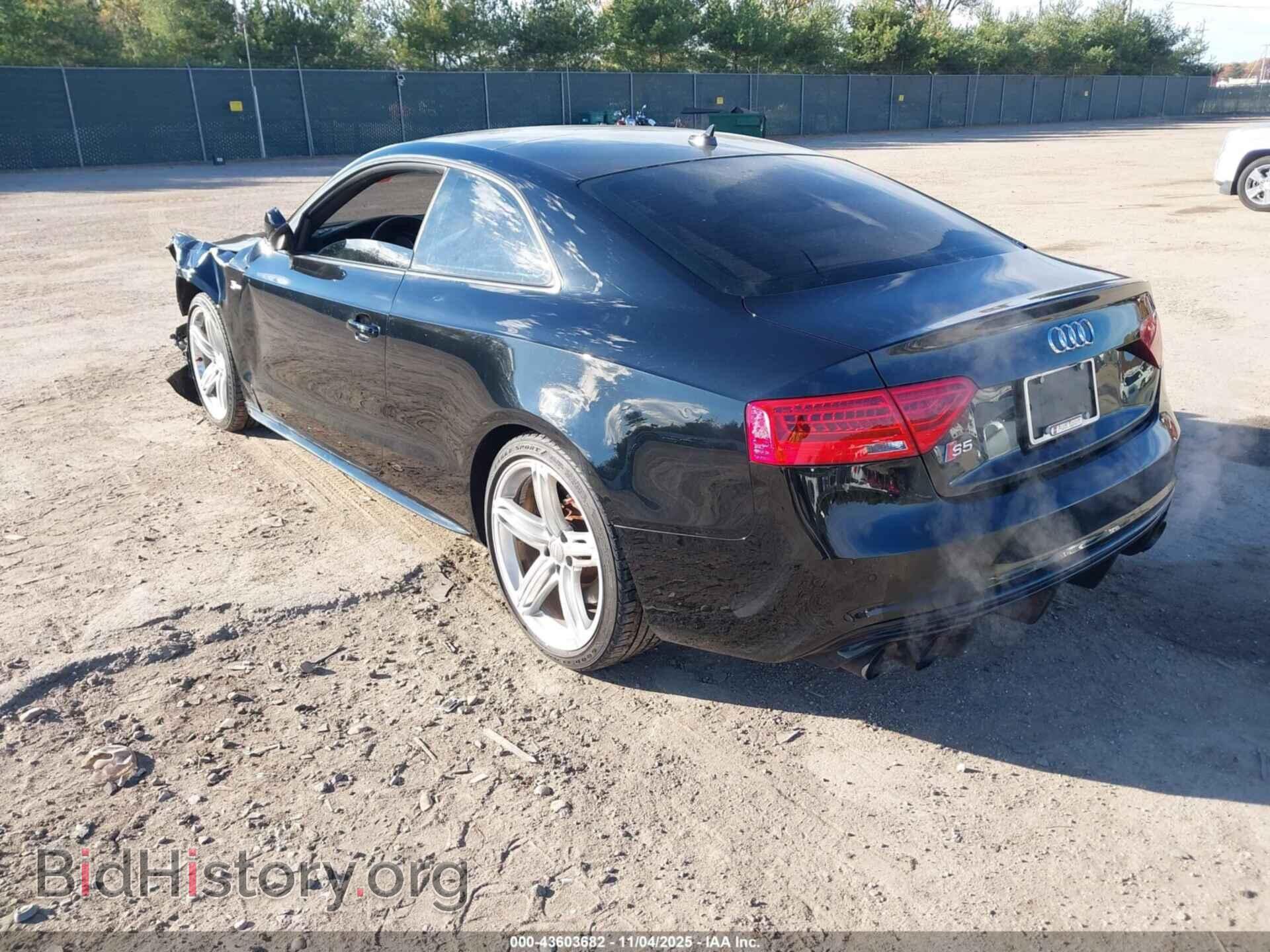 2013 AUDI S5 - VIN: WAUCGAFR9DA034777 - Фото 3