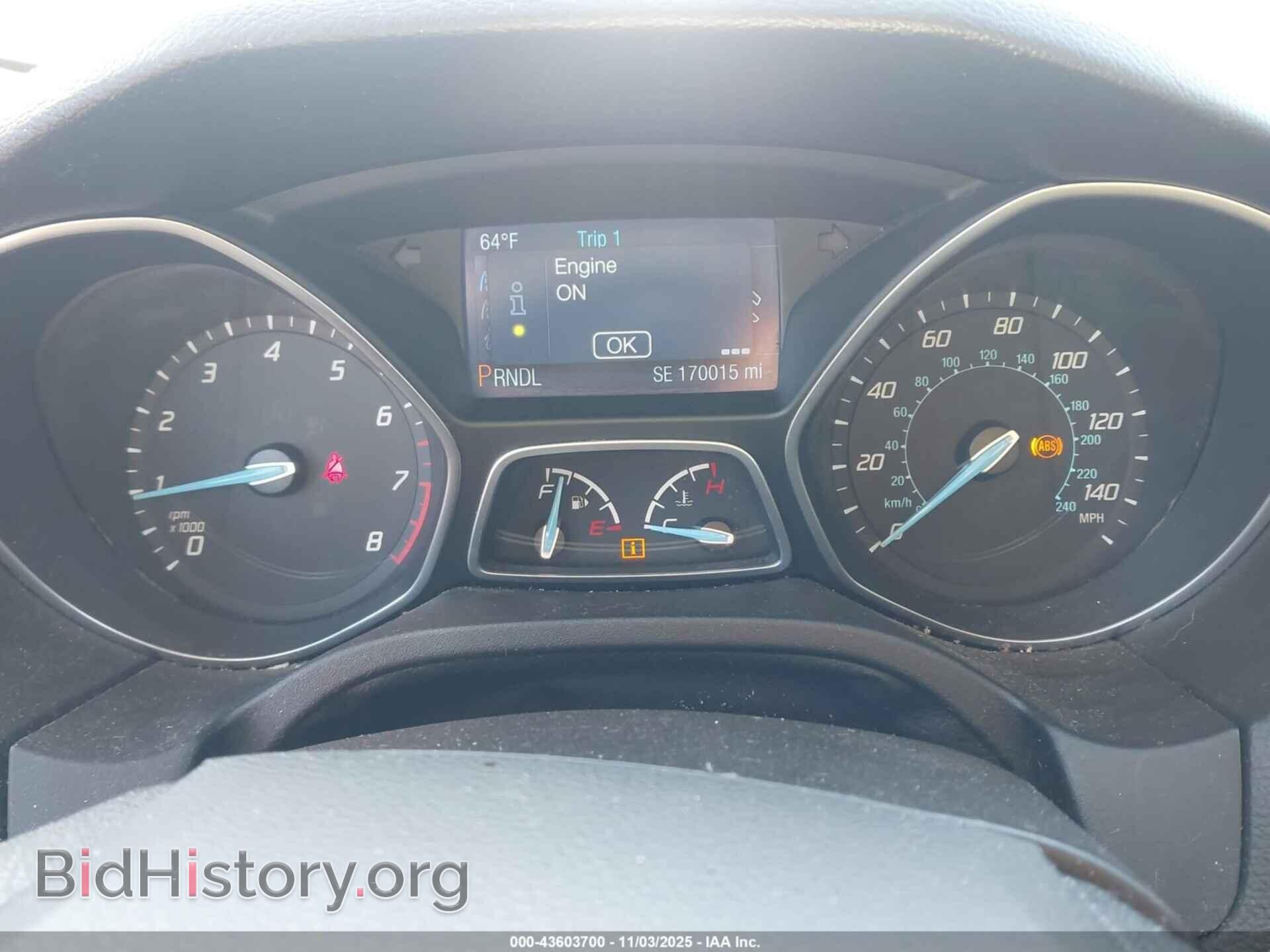 2014 FORD FOCUS - VIN: 1FADP3F29EL142995 - Фото 7