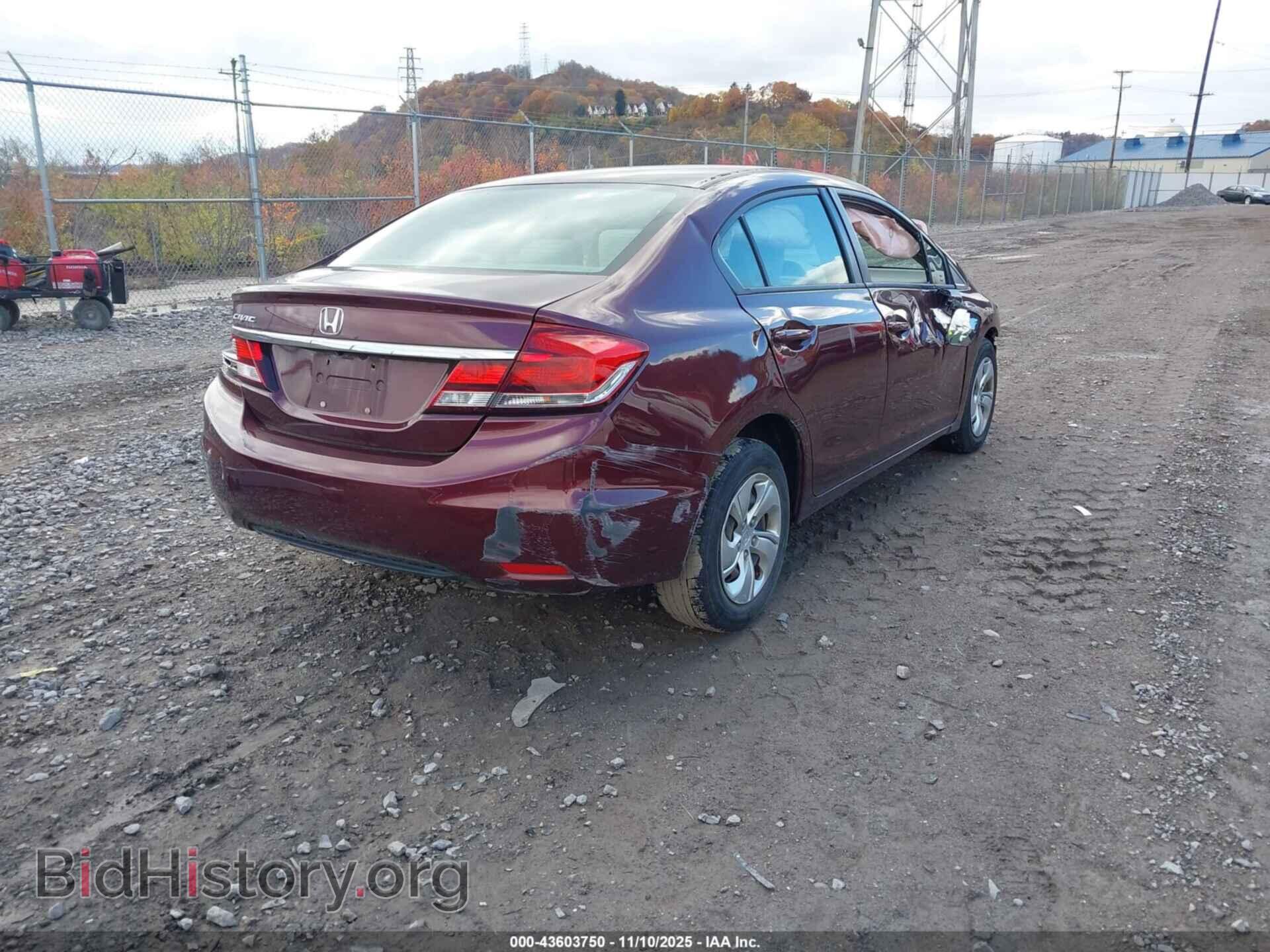 2013 HONDA CIVIC - VIN: 19XFB2F58DE257164 - Фото 4