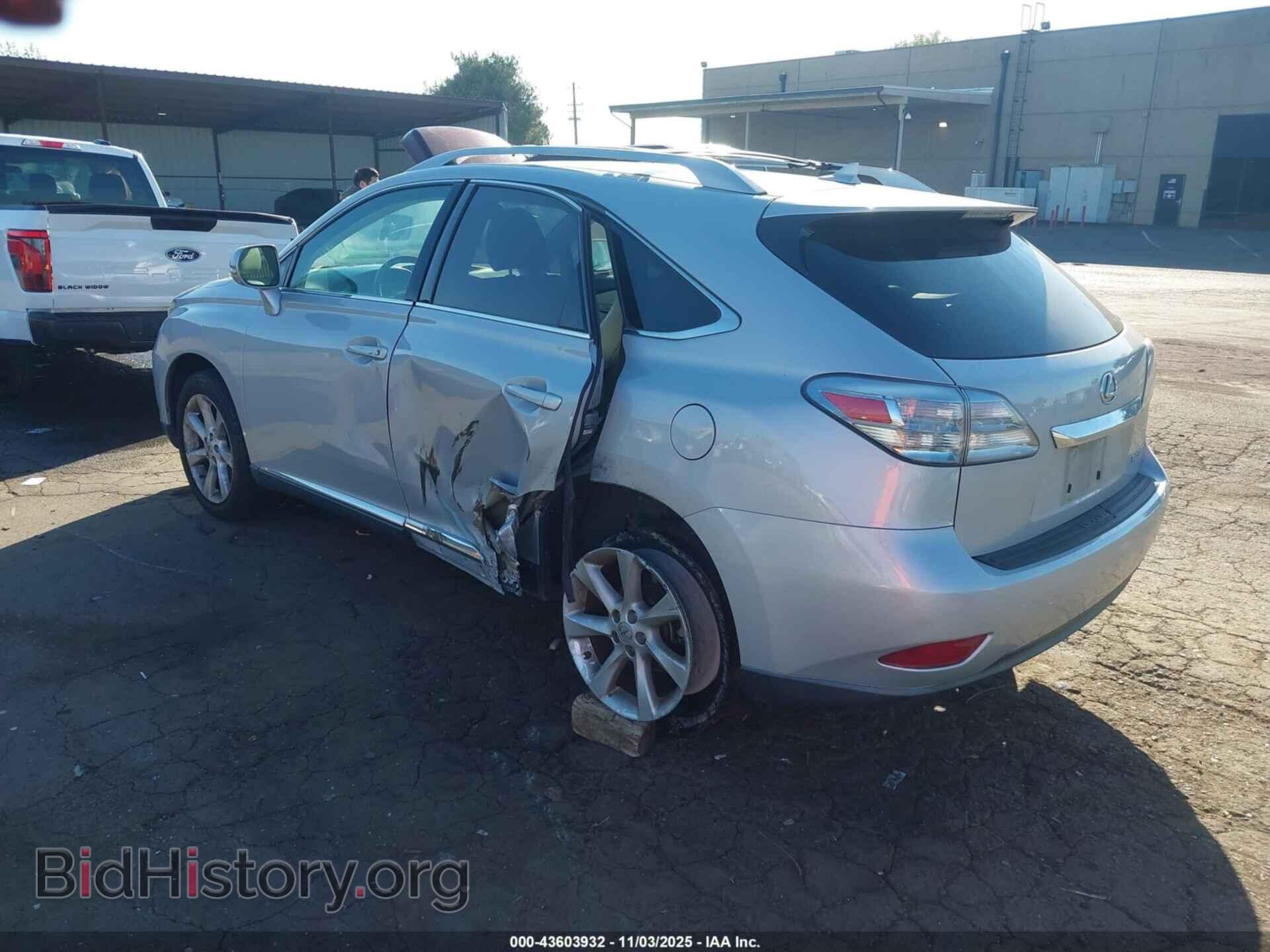 2011 LEXUS RX 350 - VIN: 2T2BK1BA5BC115129 - Фото 3