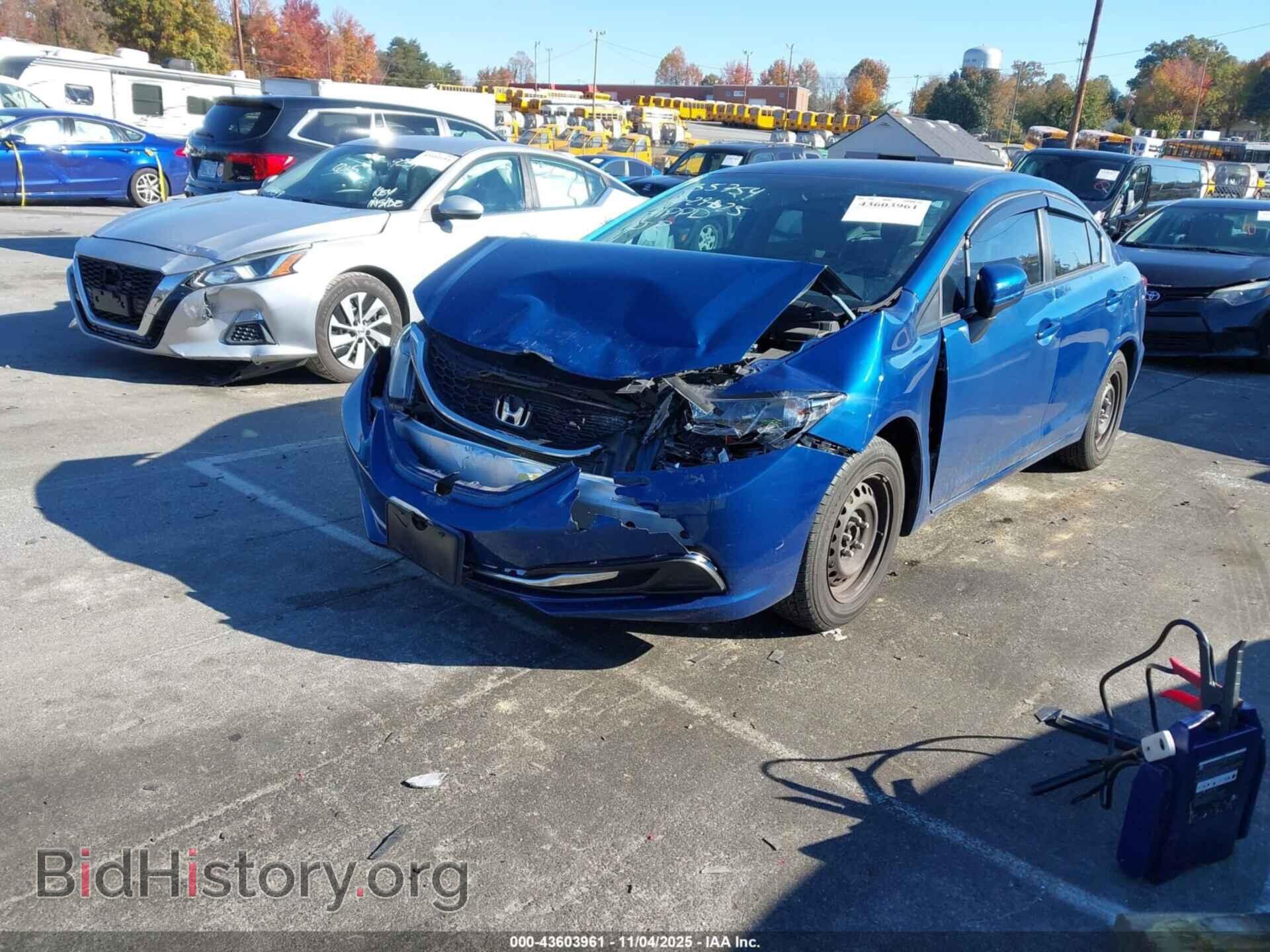 2014 HONDA CIVIC - VIN: 2HGFB2F51EH527018 - Фото 2