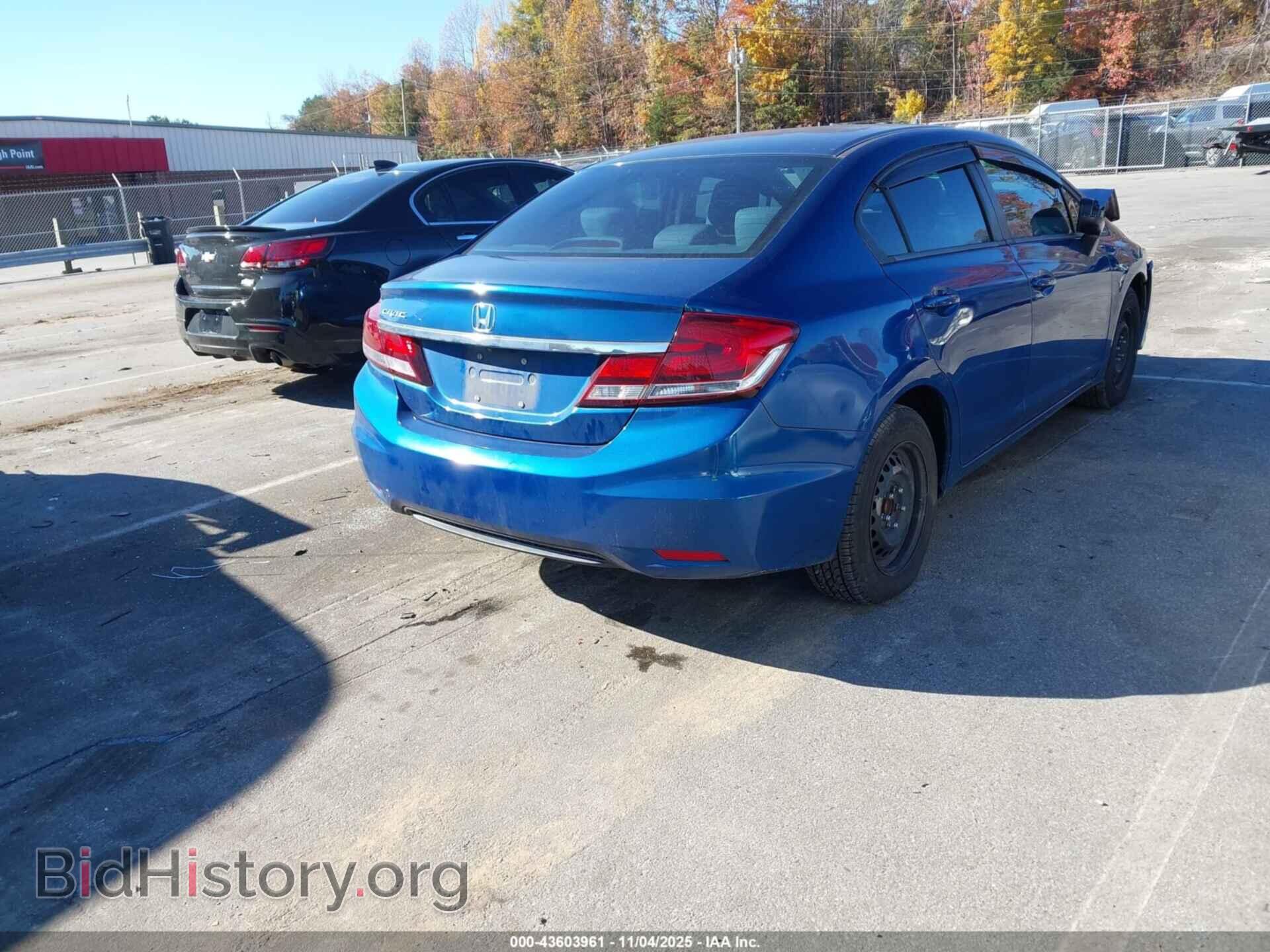 2014 HONDA CIVIC - VIN: 2HGFB2F51EH527018 - Фото 4