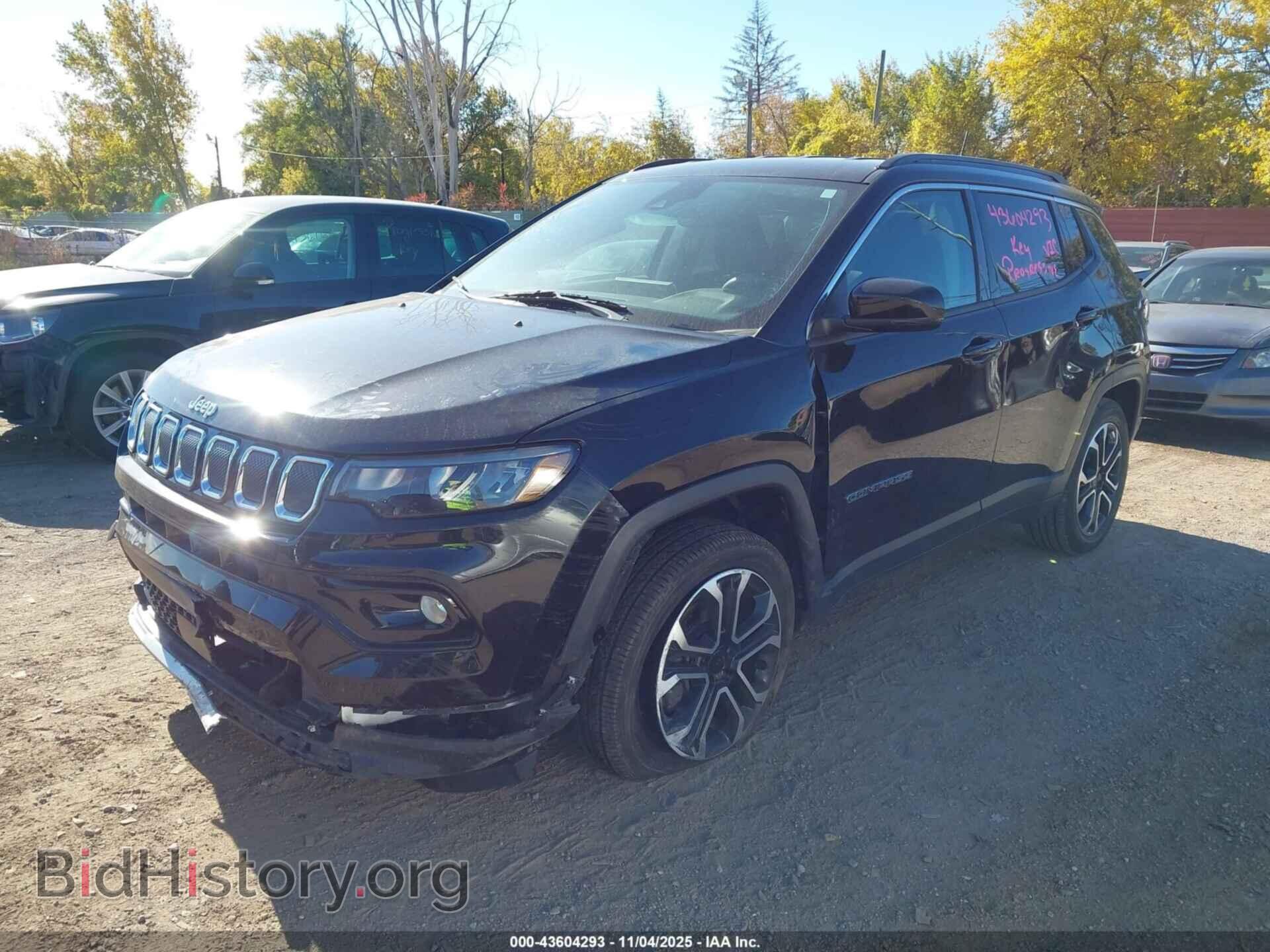 2022 JEEP COMPASS - VIN: 3C4NJDCB7NT193748 - Фото 2