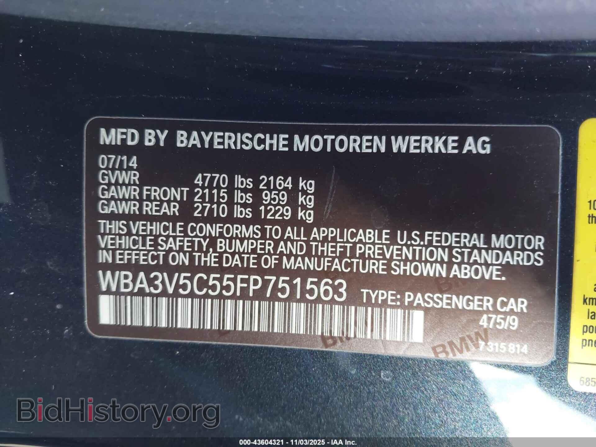 2015 BMW 428I - VIN: WBA3V5C55FP751563 - Фото 9