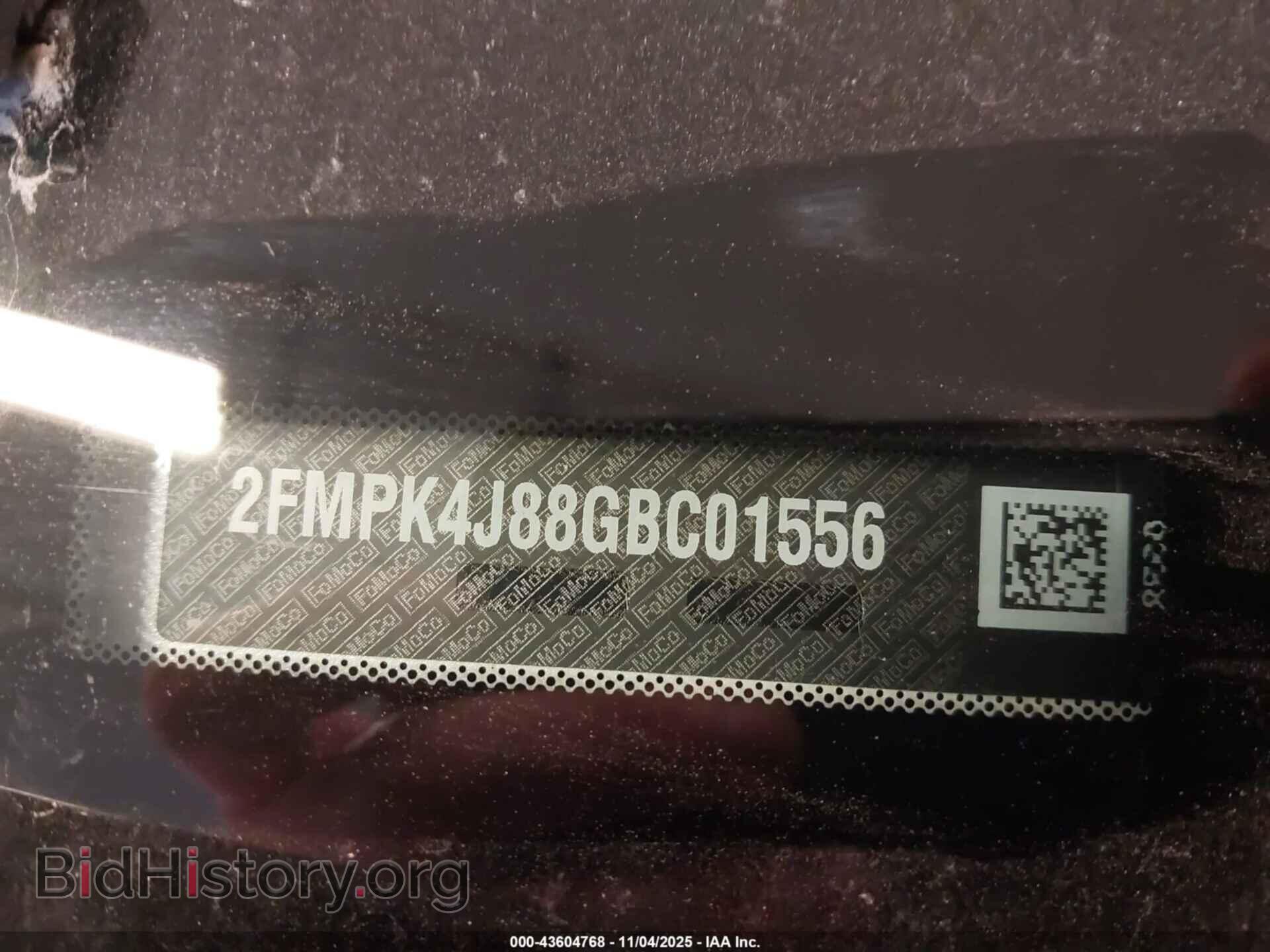 2016 FORD EDGE - VIN: 2FMPK4J88GBC01556 - Фото 9