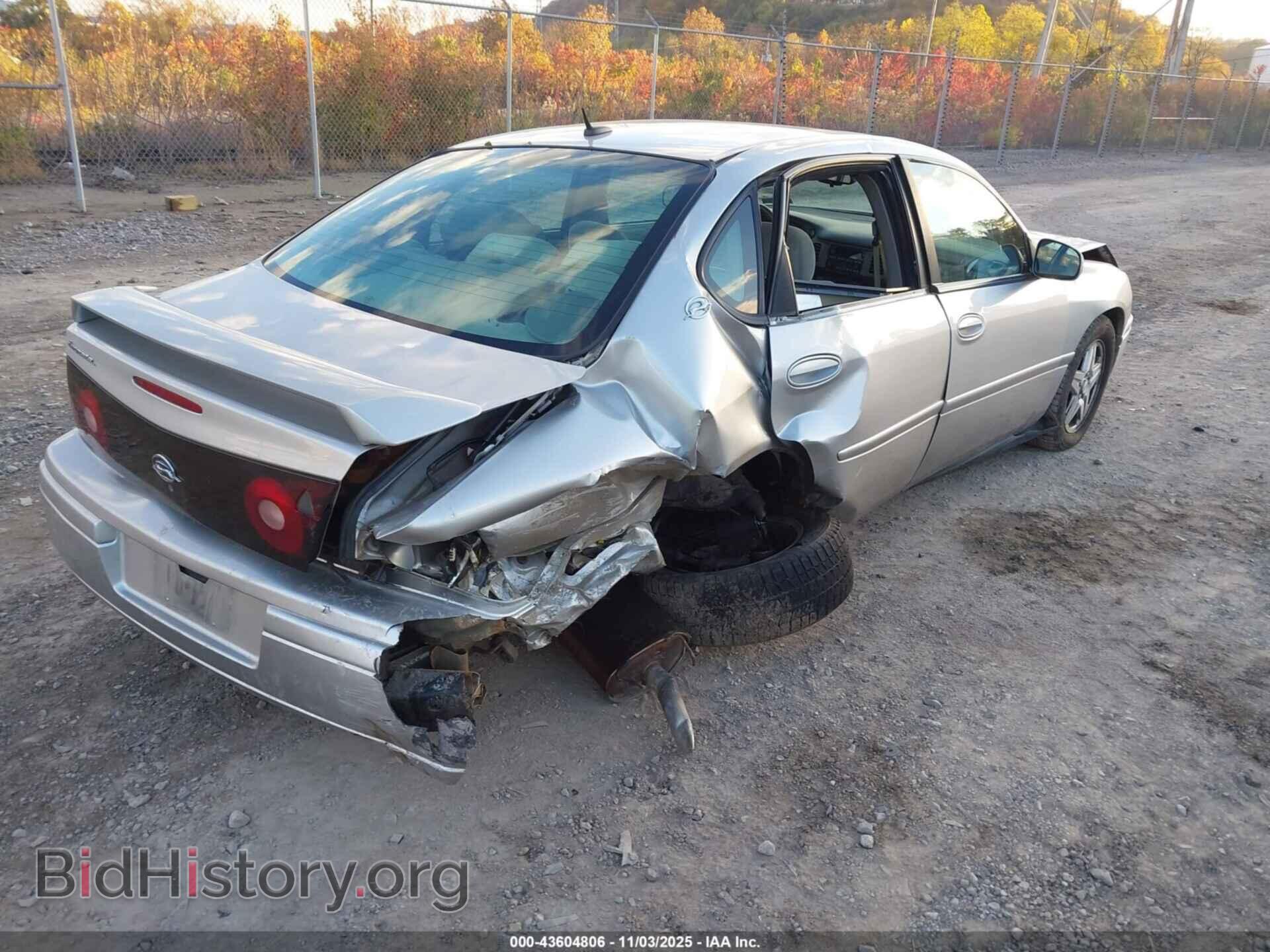 2005 CHEVROLET IMPALA - VIN: 2G1WF52E559305689 - Фото 4