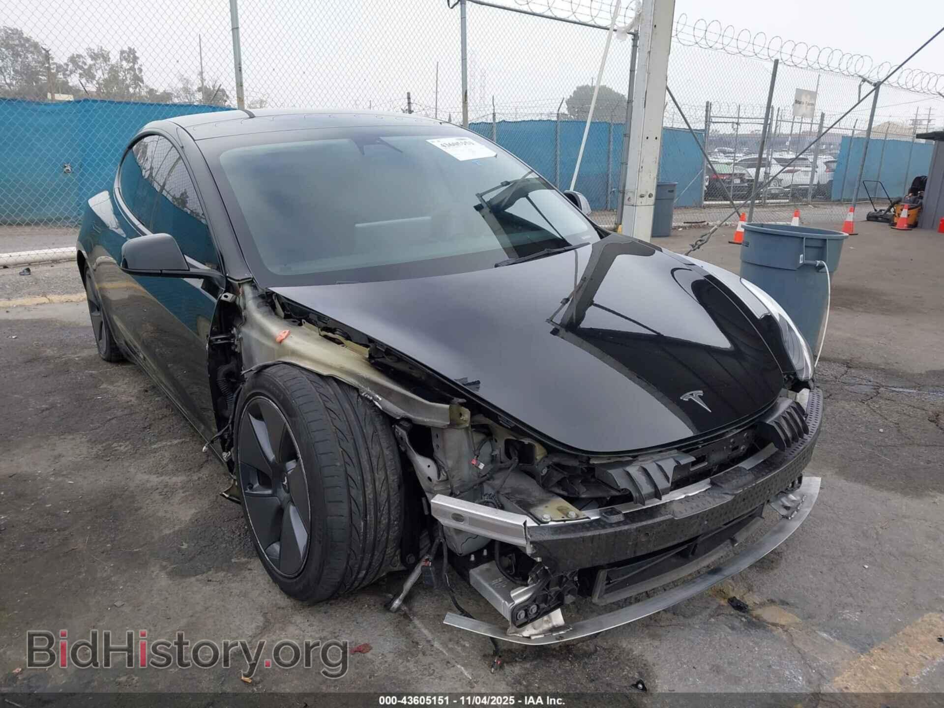Photo 5YJ3E1EB6NF130632 - TESLA MODEL 3 2022