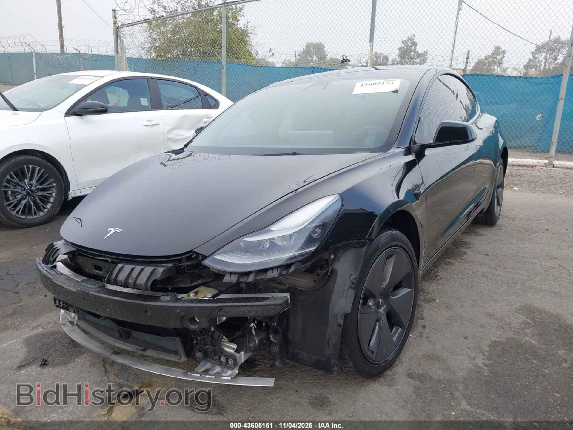 2022 TESLA MODEL 3 - VIN: 5YJ3E1EB6NF130632 - Фото 2