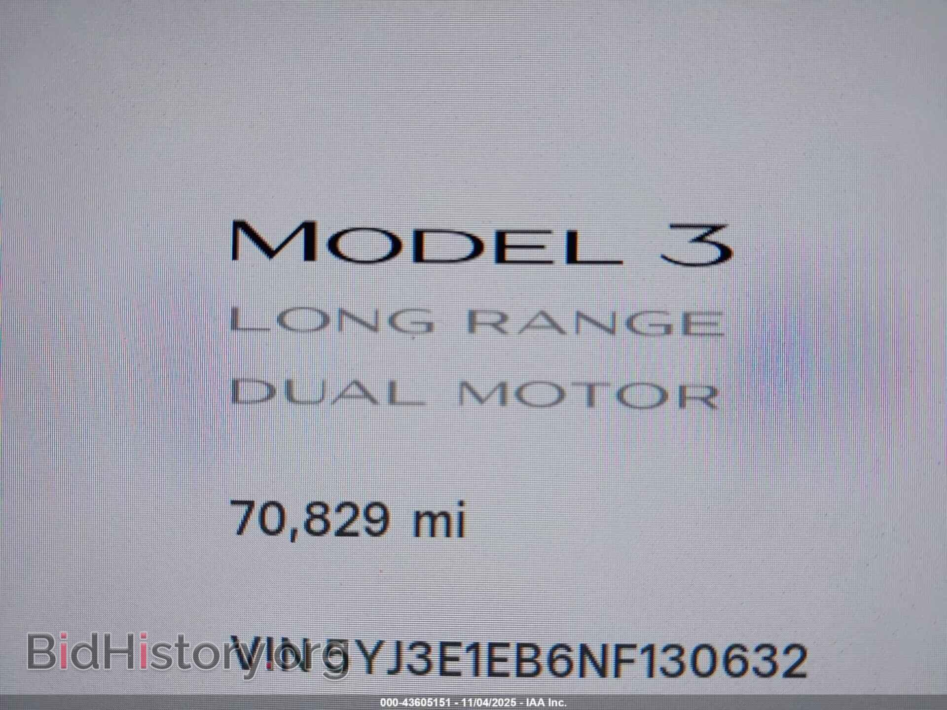 2022 TESLA MODEL 3 - VIN: 5YJ3E1EB6NF130632 - Фото 7