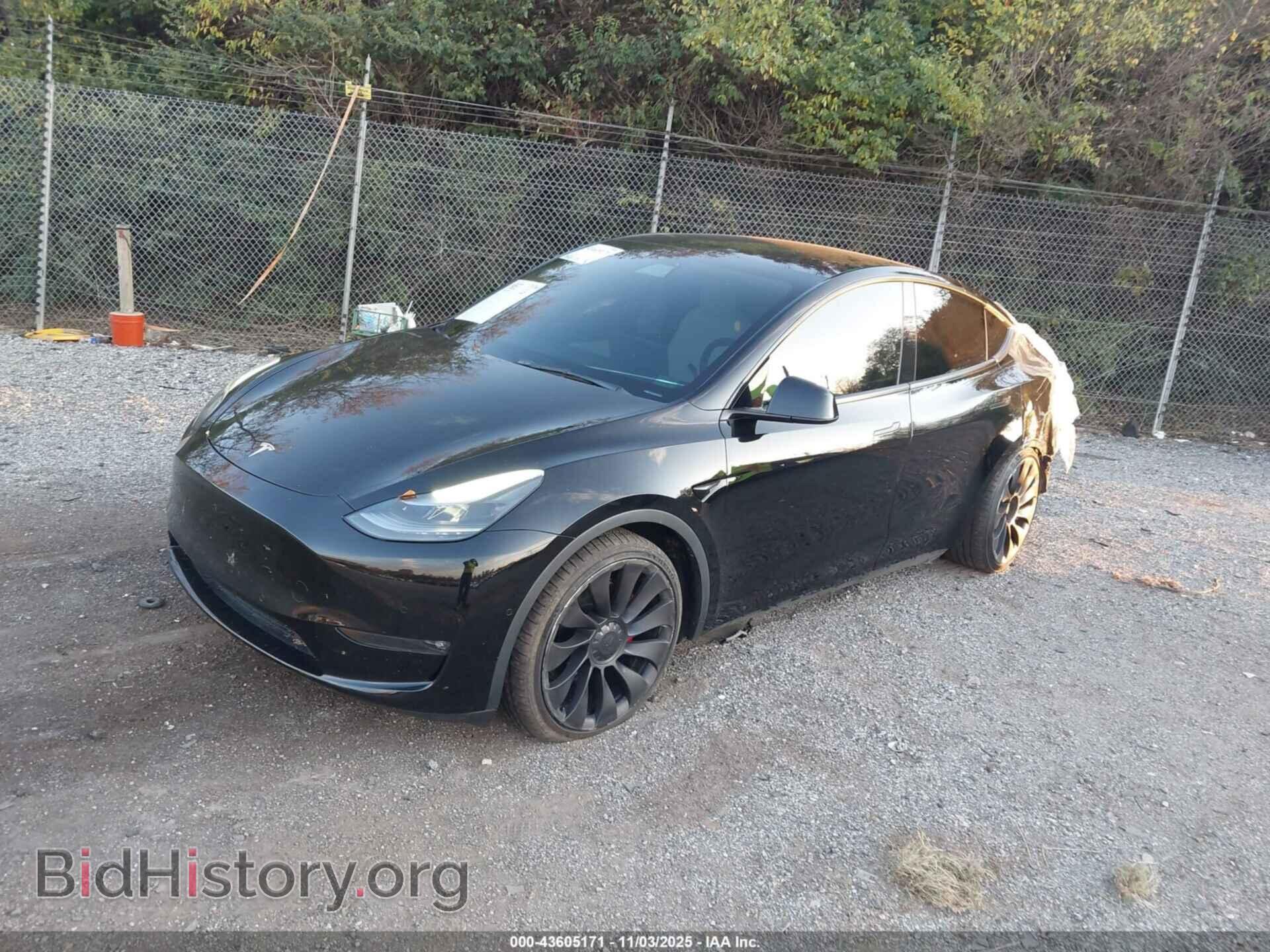 2021 TESLA MODEL Y - VIN: 5YJYGDEF2MF121719 - Фото 2