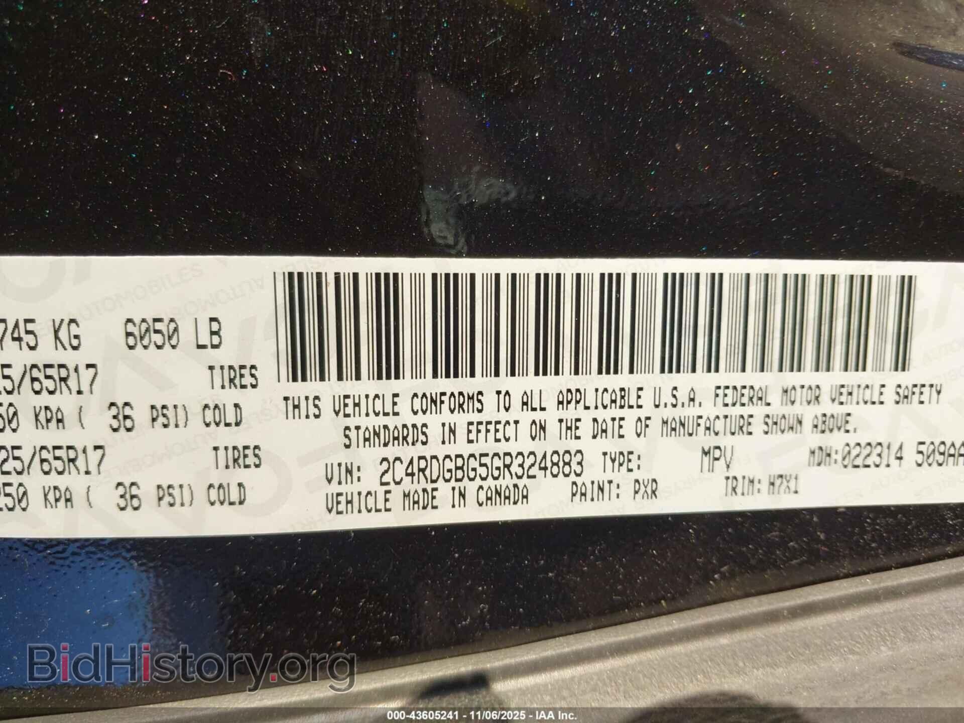 2016 DODGE GRAND CARAVAN - VIN: 2C4RDGBG5GR324883 - Фото 9