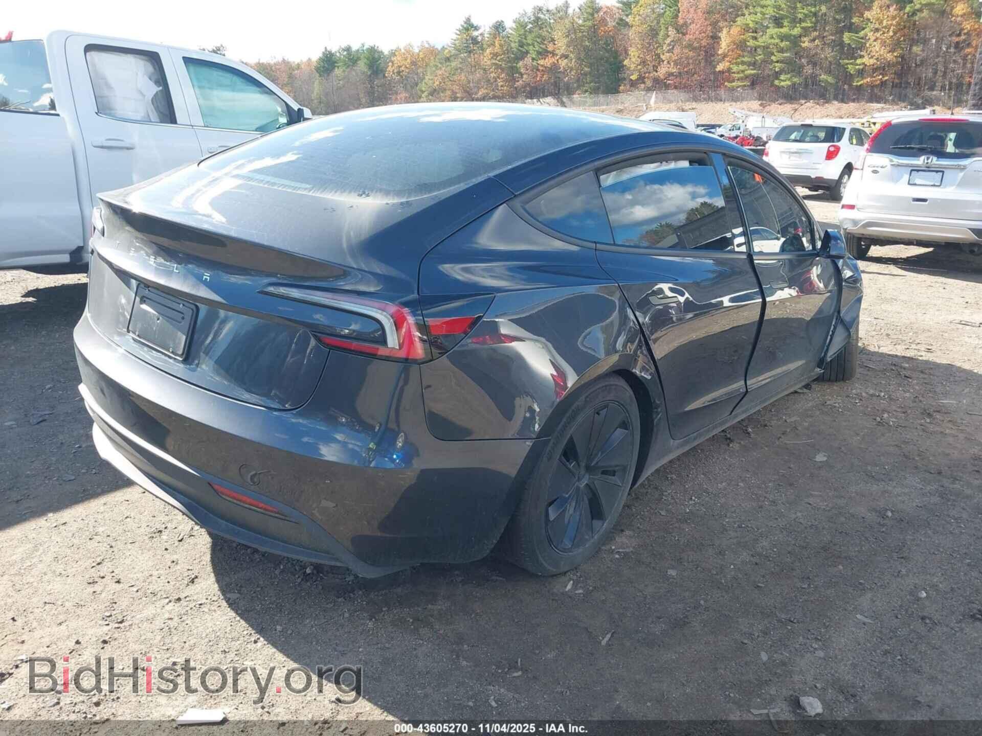 2025 TESLA MODEL 3 - VIN: 5YJ3E1EA0SF991193 - Фото 4