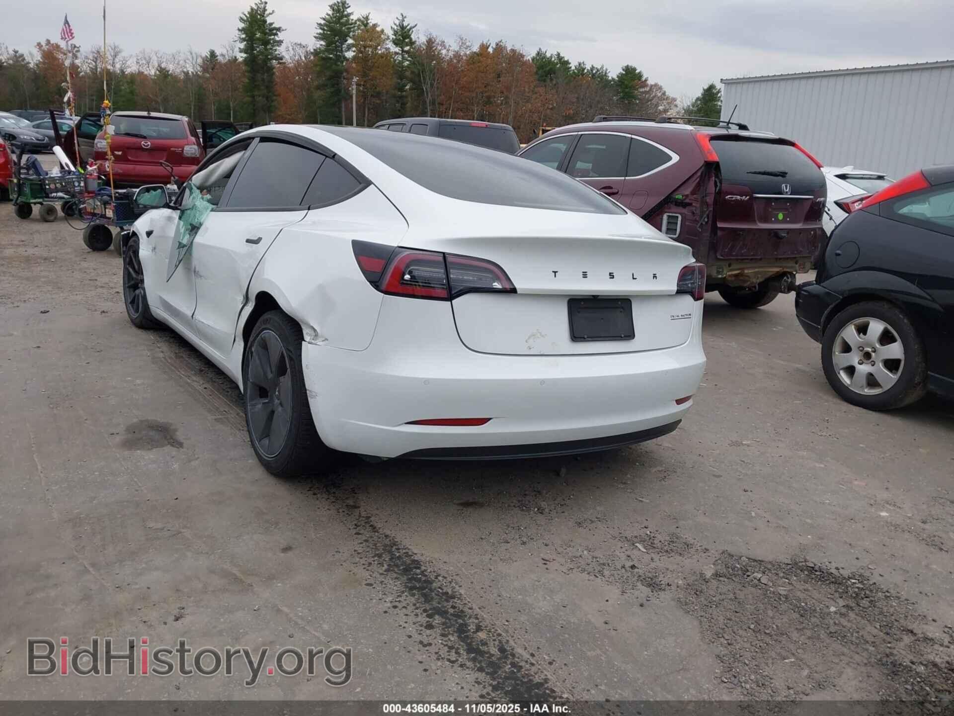 2021 TESLA MODEL 3 - VIN: 5YJ3E1EB3MF849447 - Фото 3