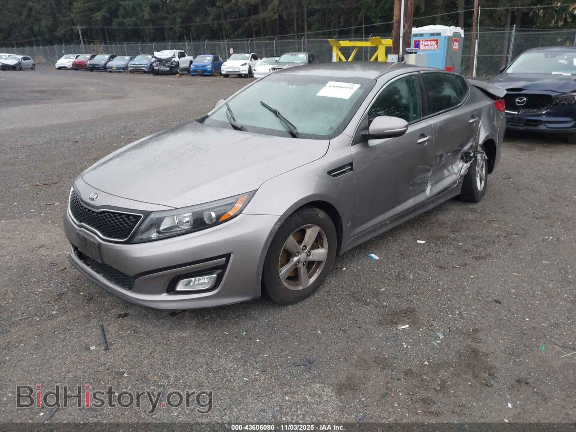 2015 KIA OPTIMA - VIN: 5XXGM4A70FG465732 - Фото 2