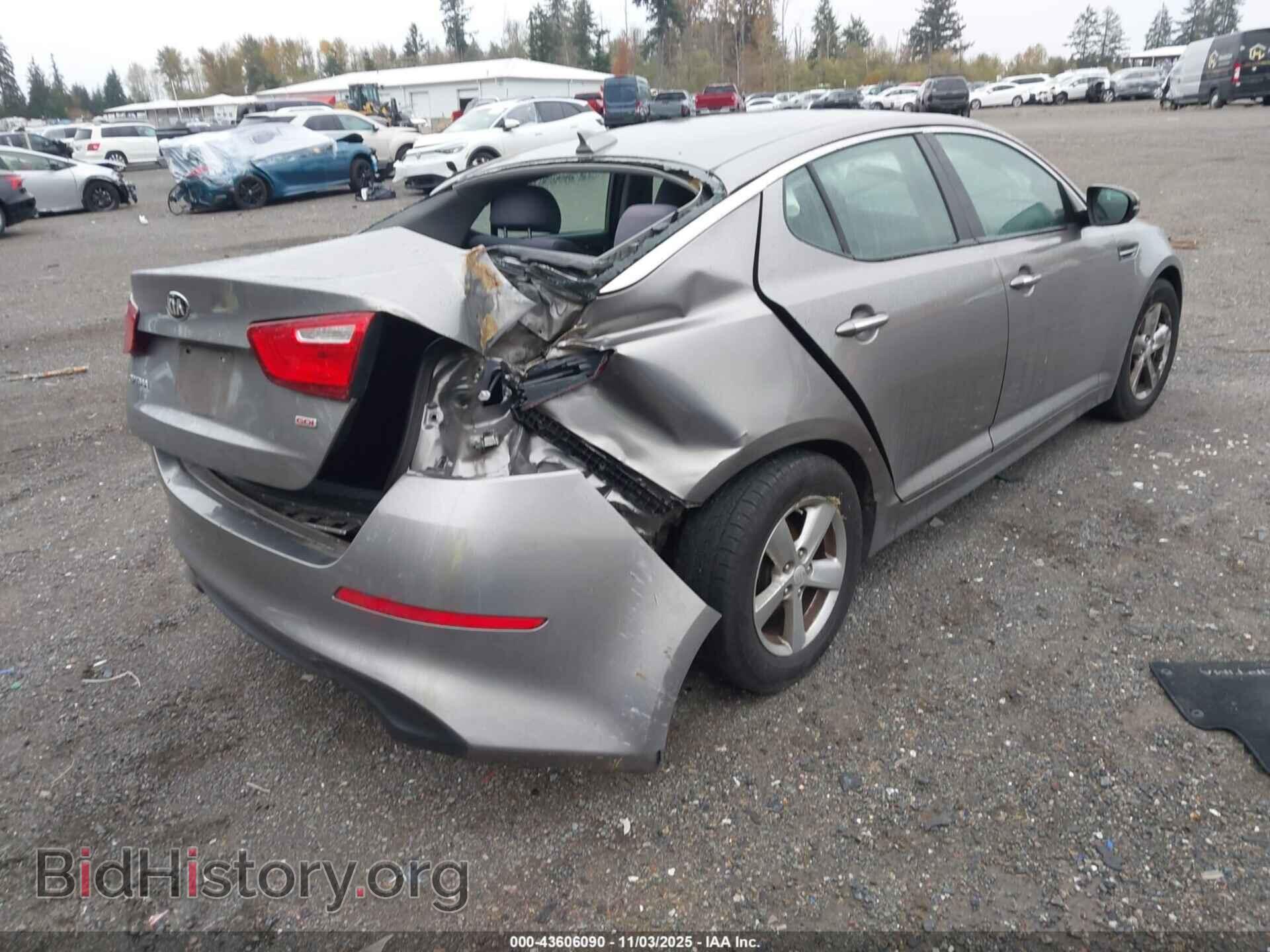 2015 KIA OPTIMA - VIN: 5XXGM4A70FG465732 - Фото 4