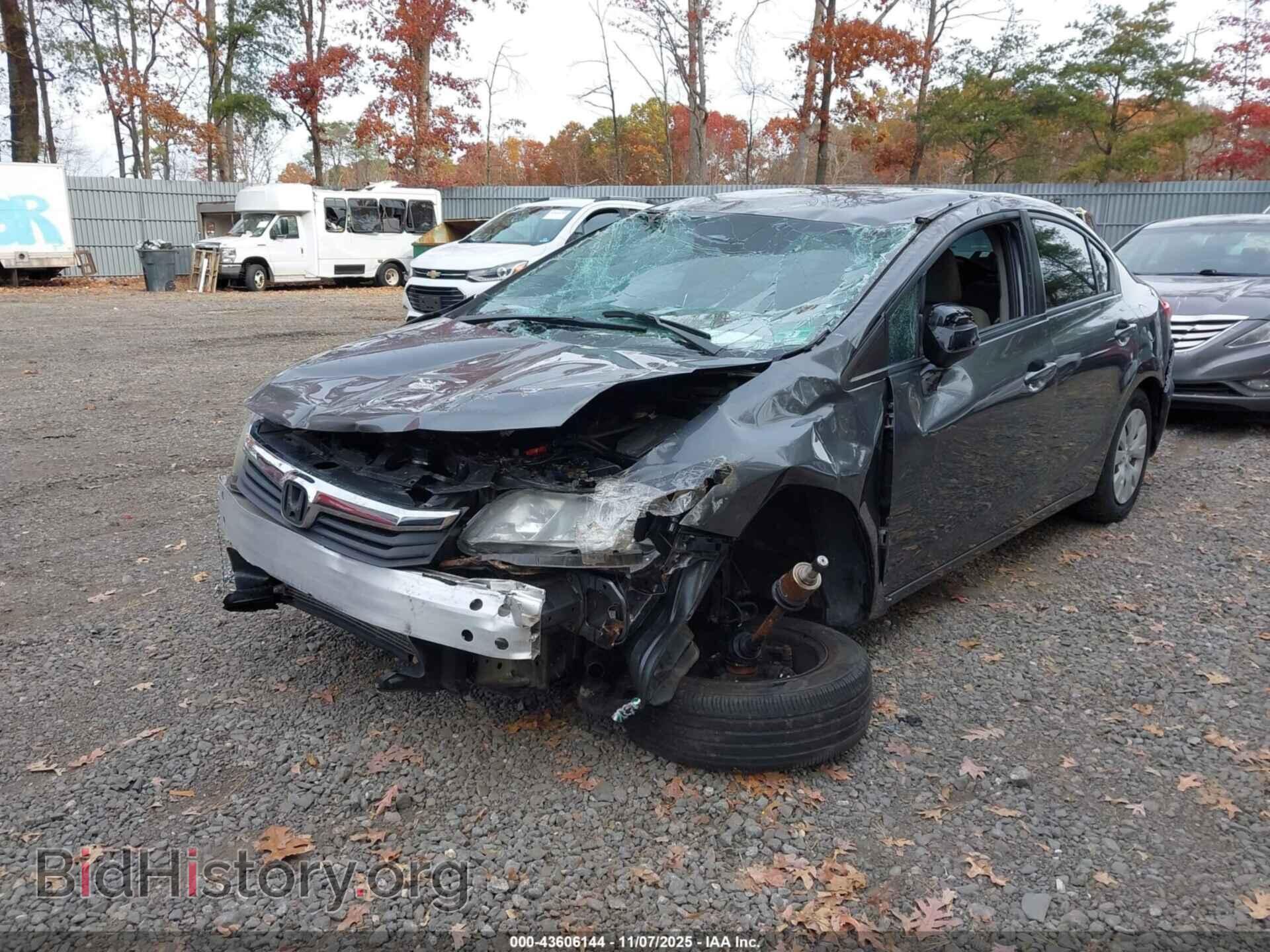 2012 HONDA CIVIC - VIN: 19XFB2F54CE316399 - Фото 2