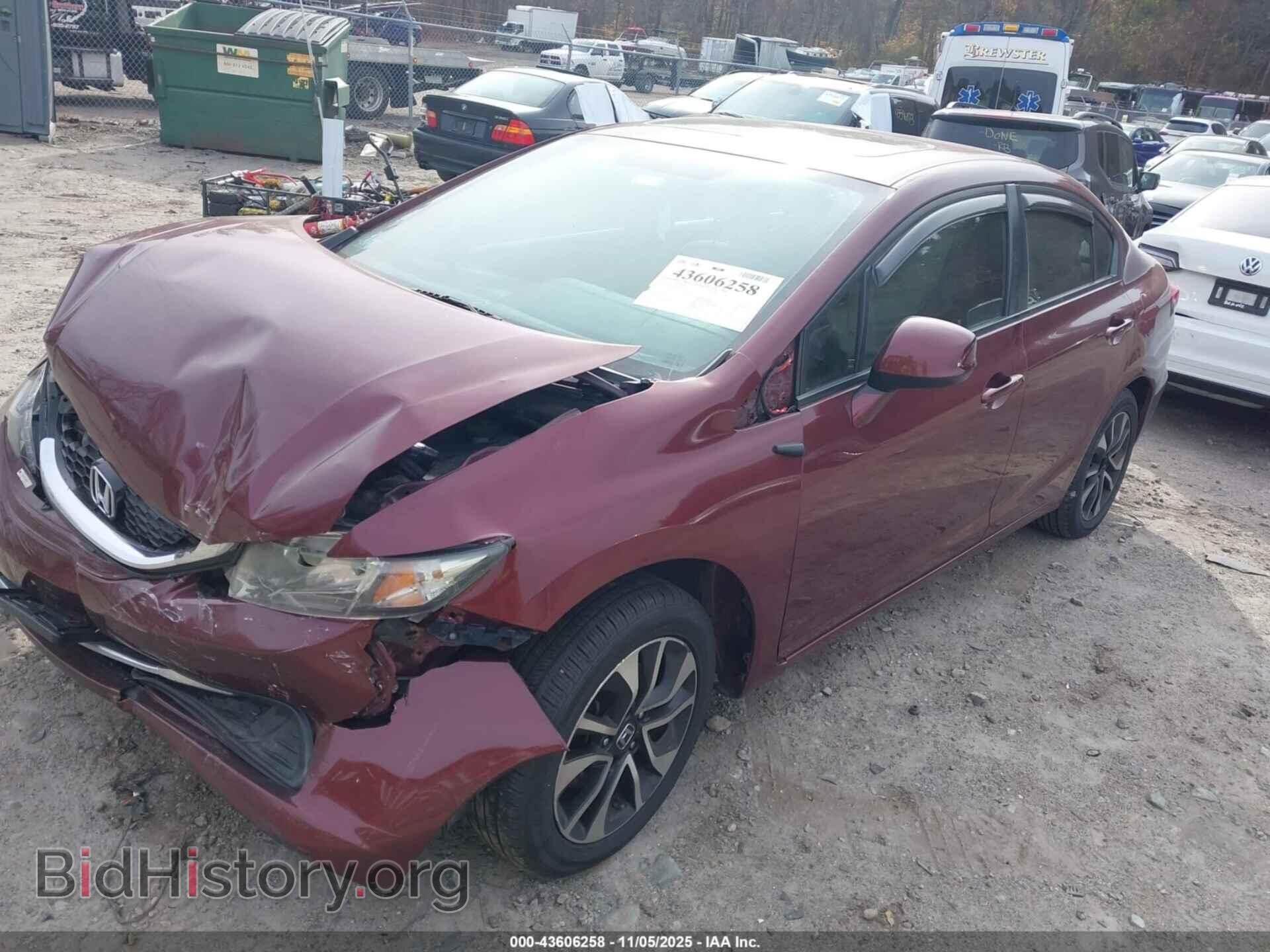 2013 HONDA CIVIC - VIN: 2HGFB2F83DH557677 - Фото 2