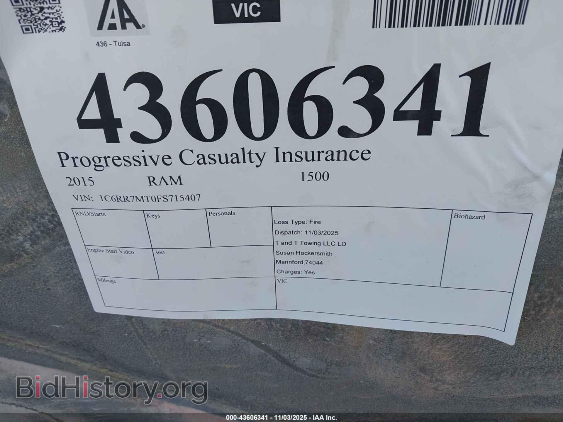 2015 RAM 1500 - VIN: 1C6RR7MT0FS715407 - Фото 9
