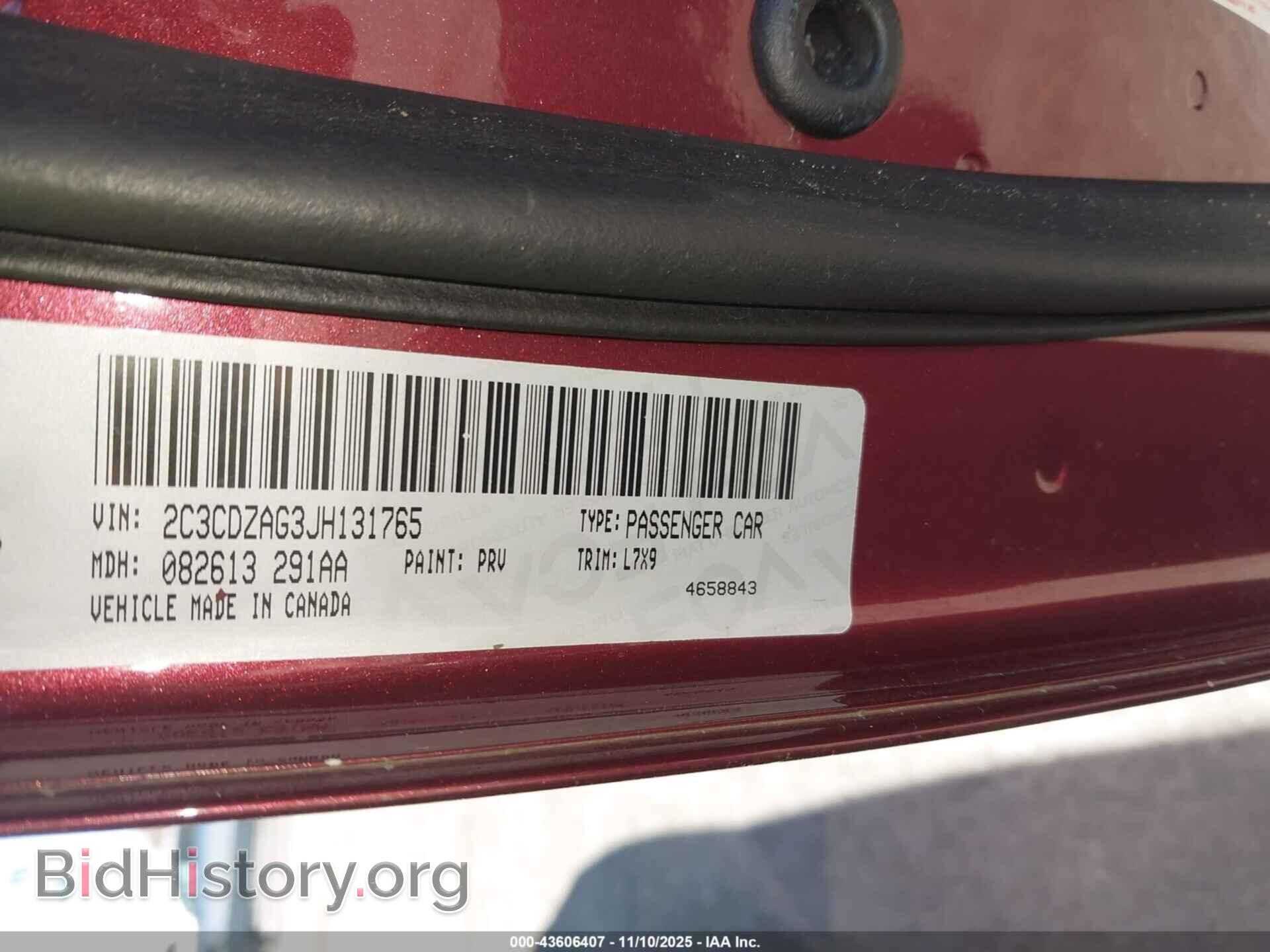 2018 DODGE CHALLENGER - VIN: 2C3CDZAG3JH131765 - Фото 9