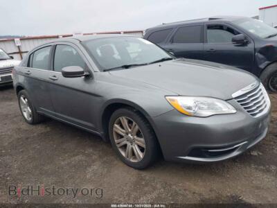 2012 Chrysler 200 Touring, gray — VIN 1C3CCBBB1CN146241, IAAI