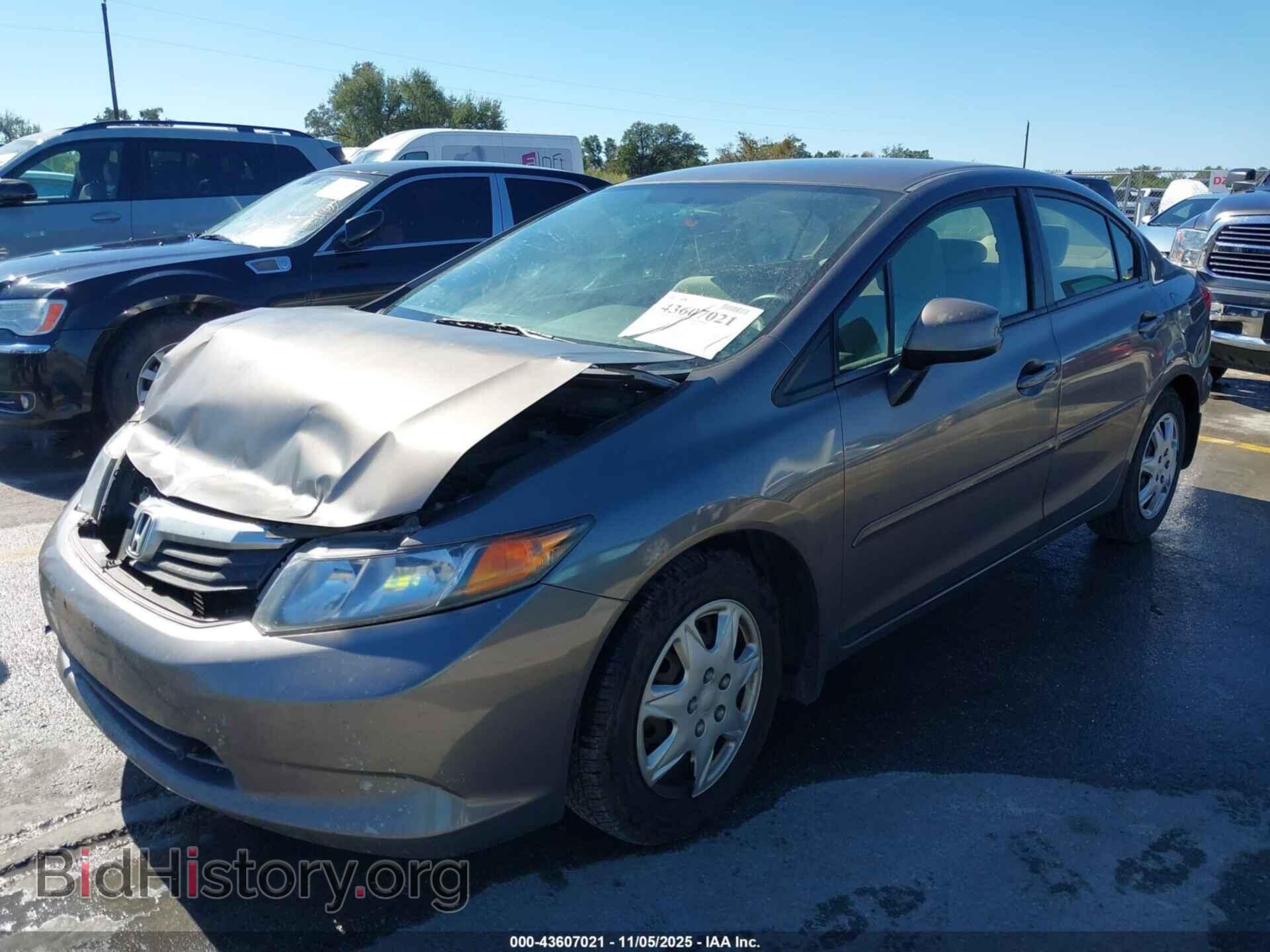 2012 HONDA CIVIC - VIN: JHMFB2F50CS003443 - Фото 2