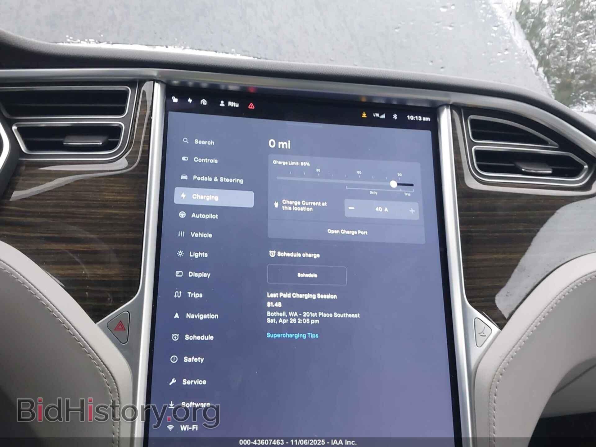 2014 TESLA MODEL S - VIN: 5YJSA1S1XEFP61063 - Фото 17