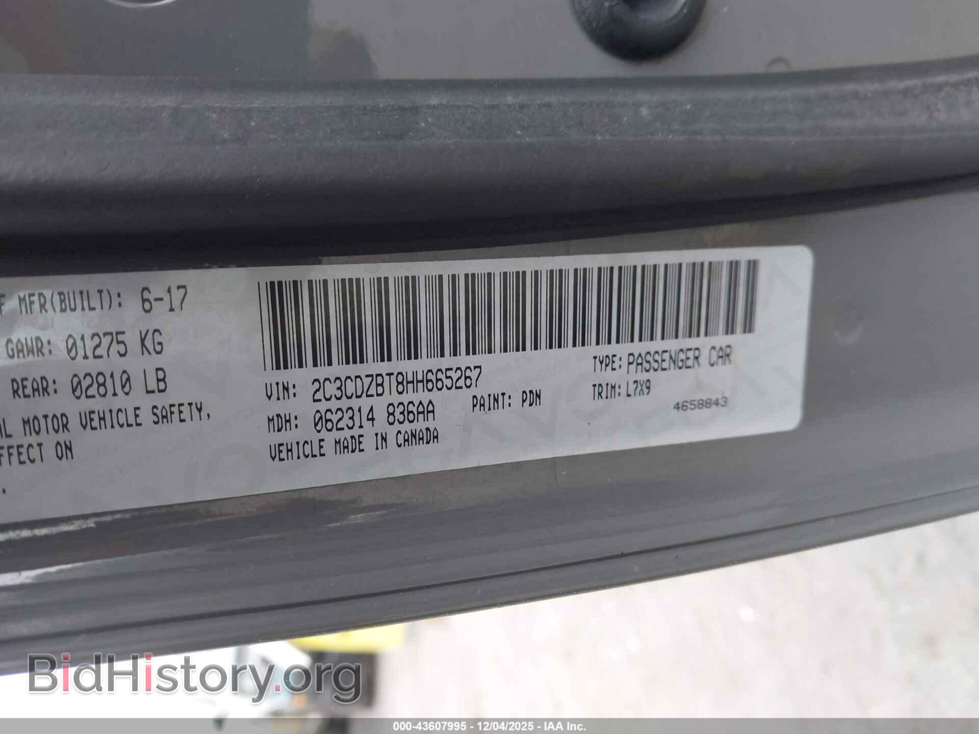 2017 DODGE CHALLENGER - VIN: 2C3CDZBT8HH665267 - Photo 9