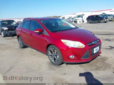 2014 Ford FOCUS SE, красный — VIN 1FADP3F21EL414830, IAAI