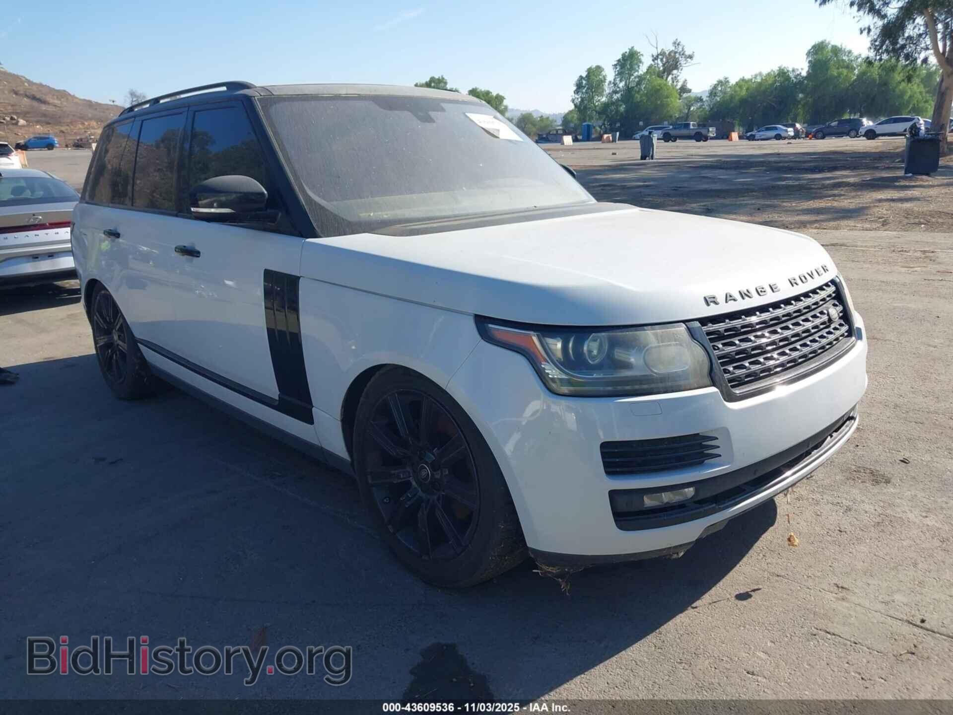 Фотография SALGS2KFXGA260487 - LAND ROVER RANGE ROVER 2016