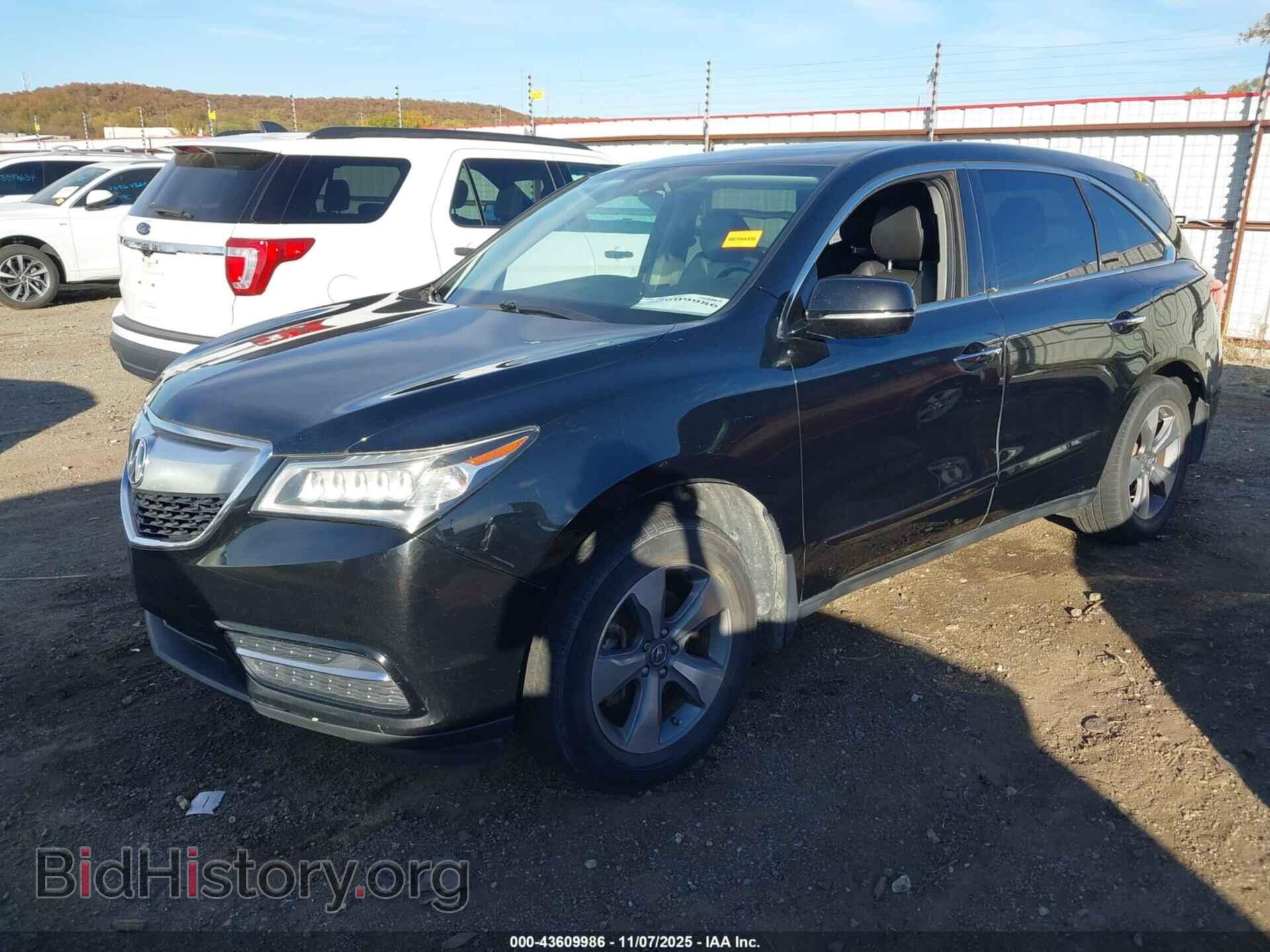 2014 ACURA MDX - VIN: 5FRYD4H2XEB011275 - Фото 2