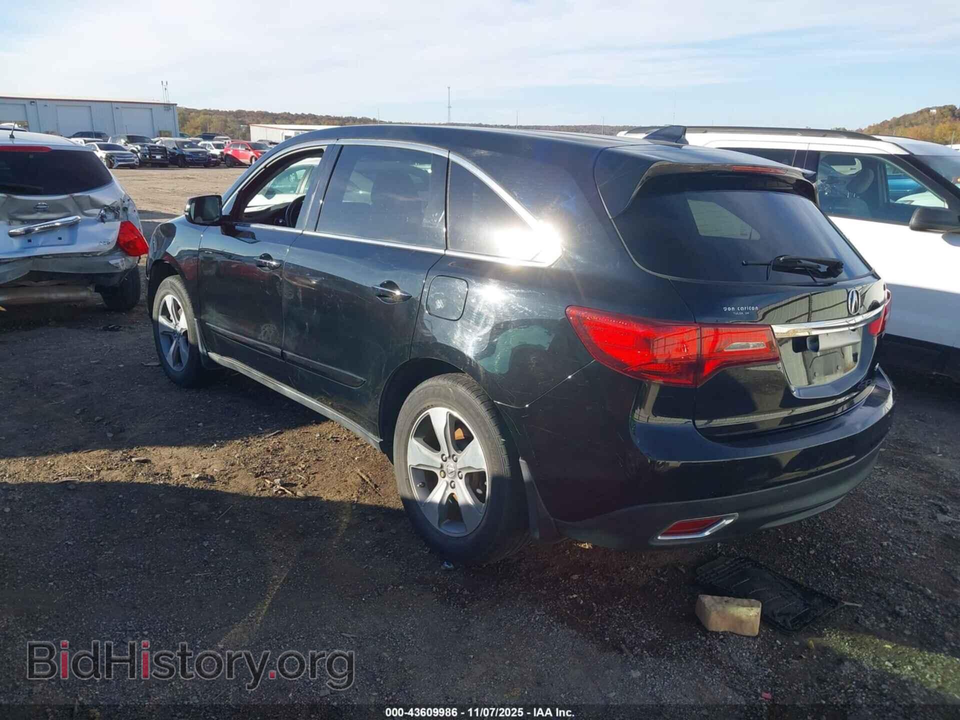 2014 ACURA MDX - VIN: 5FRYD4H2XEB011275 - Фото 3