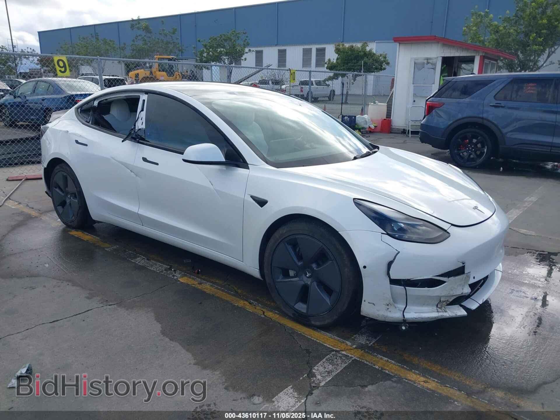 Photo 5YJ3E1EB9NF251056 - TESLA MODEL 3 2022