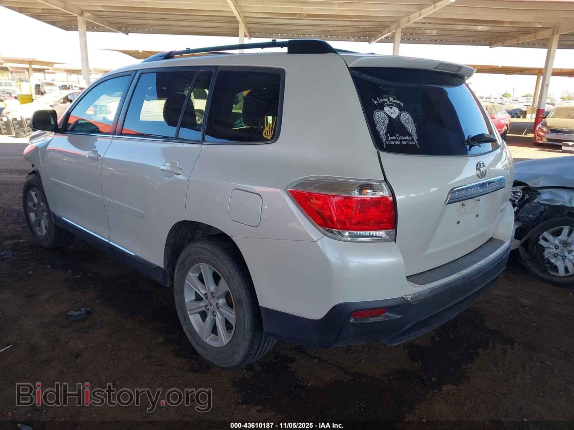 2012 TOYOTA HIGHLANDER - VIN: 5TDBK3EHXCS156079 - Фото 3