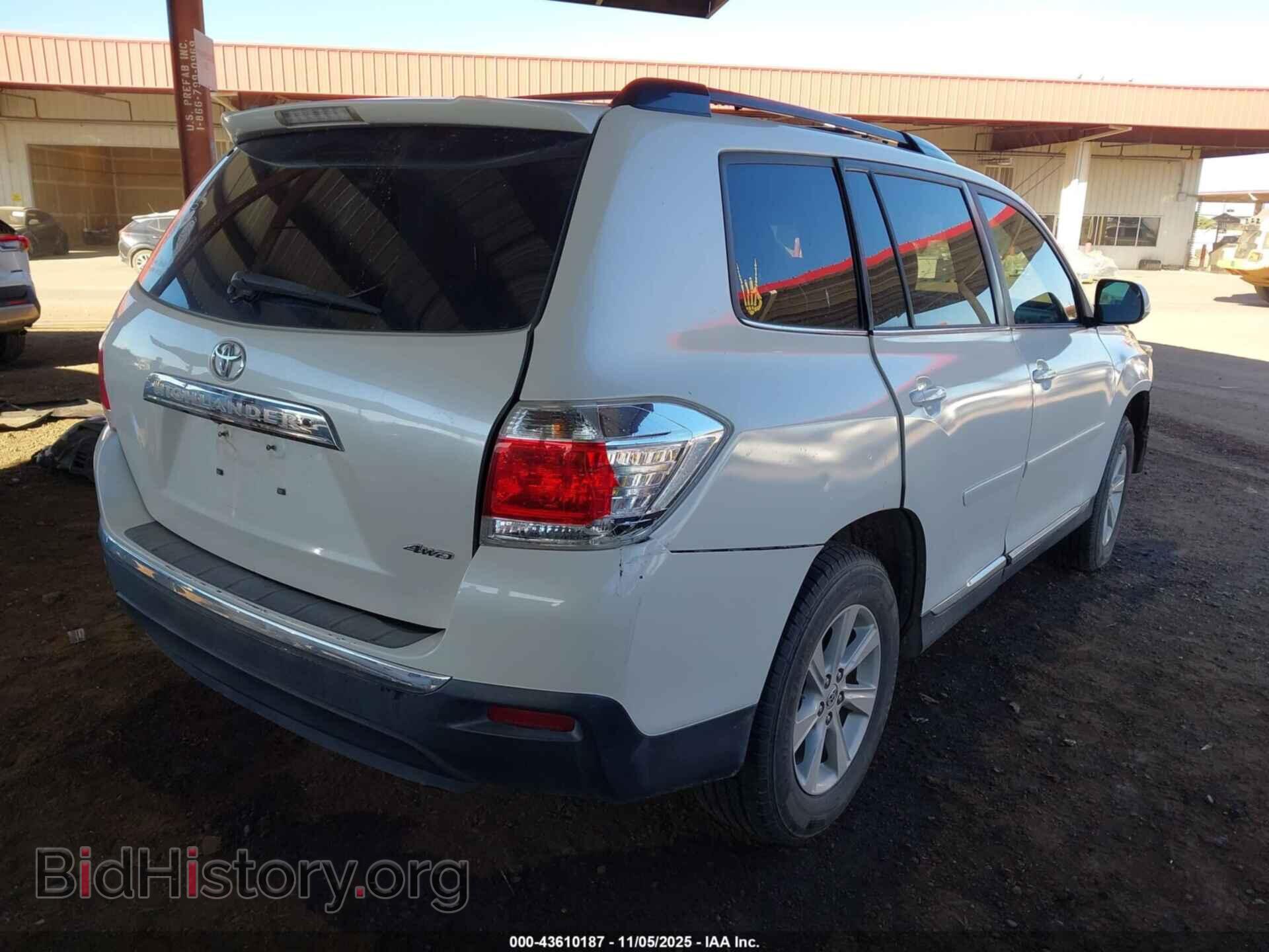 2012 TOYOTA HIGHLANDER - VIN: 5TDBK3EHXCS156079 - Фото 4