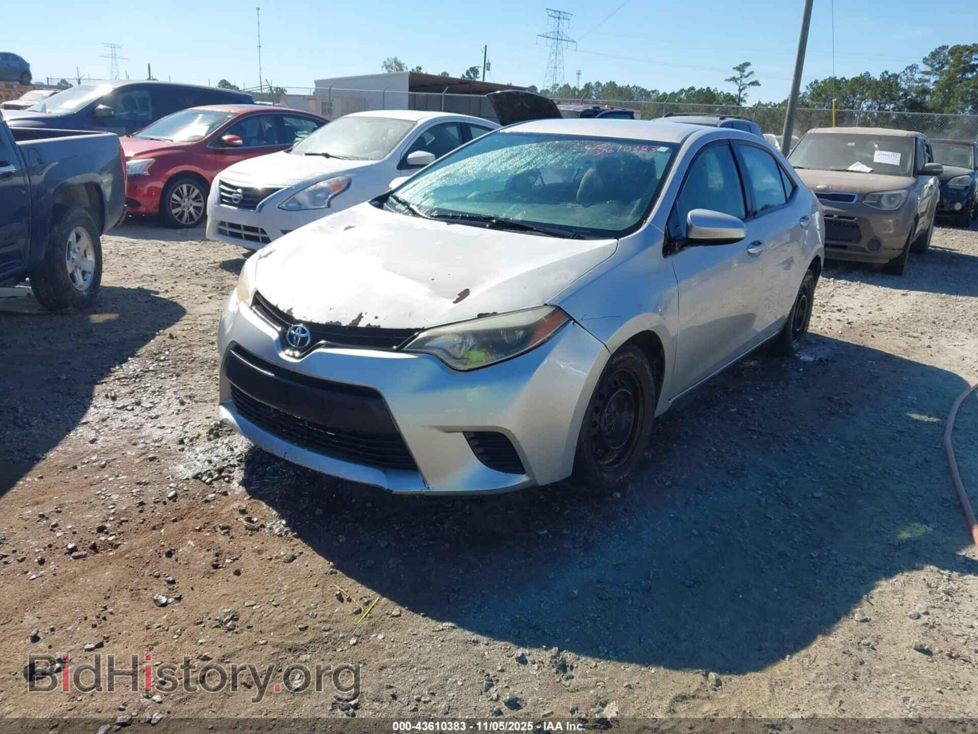 2014 TOYOTA COROLLA - VIN: 2T1BURHE8EC116593 - Фото 2
