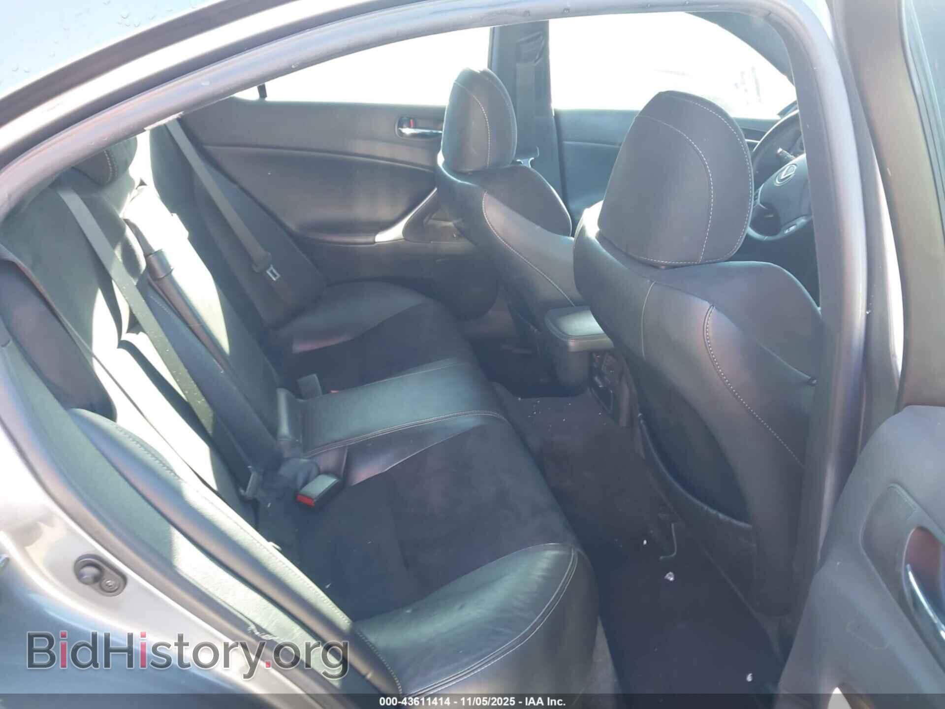 2012 LEXUS IS 250 - VIN: JTHBF5C27C5177698 - Фото 8