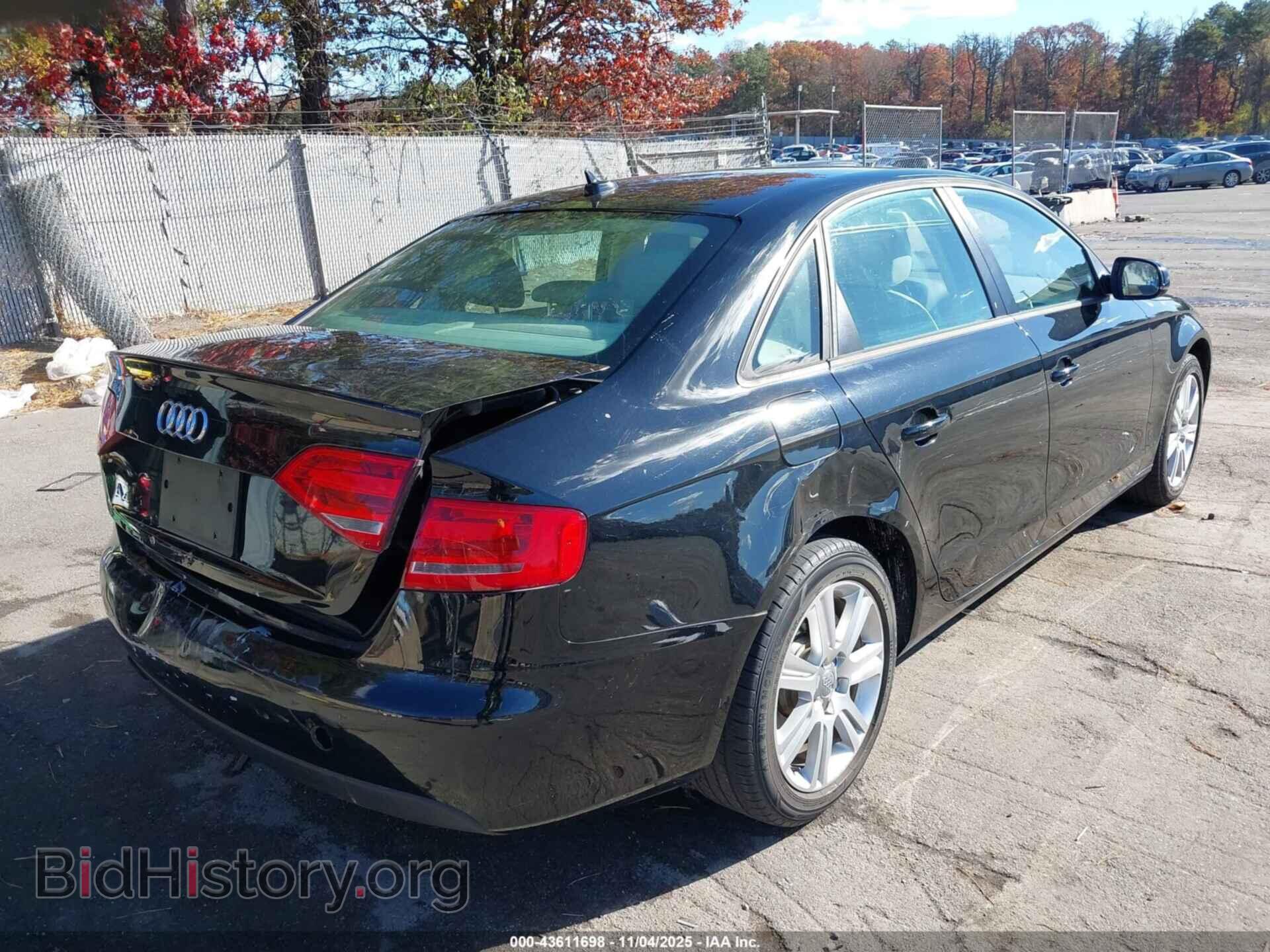 2011 AUDI A4 - VIN: WAUBFAFL3BN040977 - Photo 4