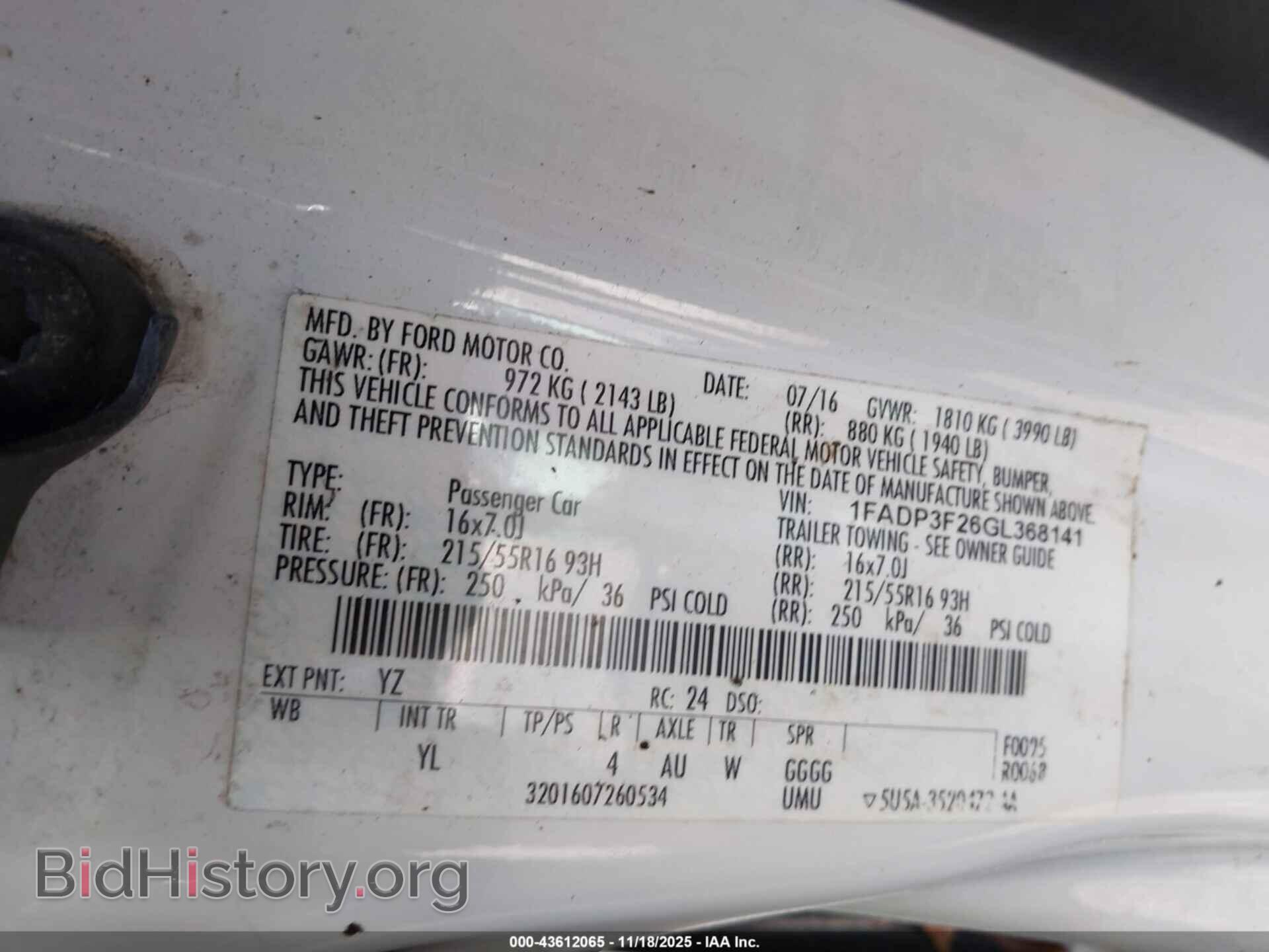 2016 FORD FOCUS - VIN: 1FADP3F26GL368141 - Photo 9