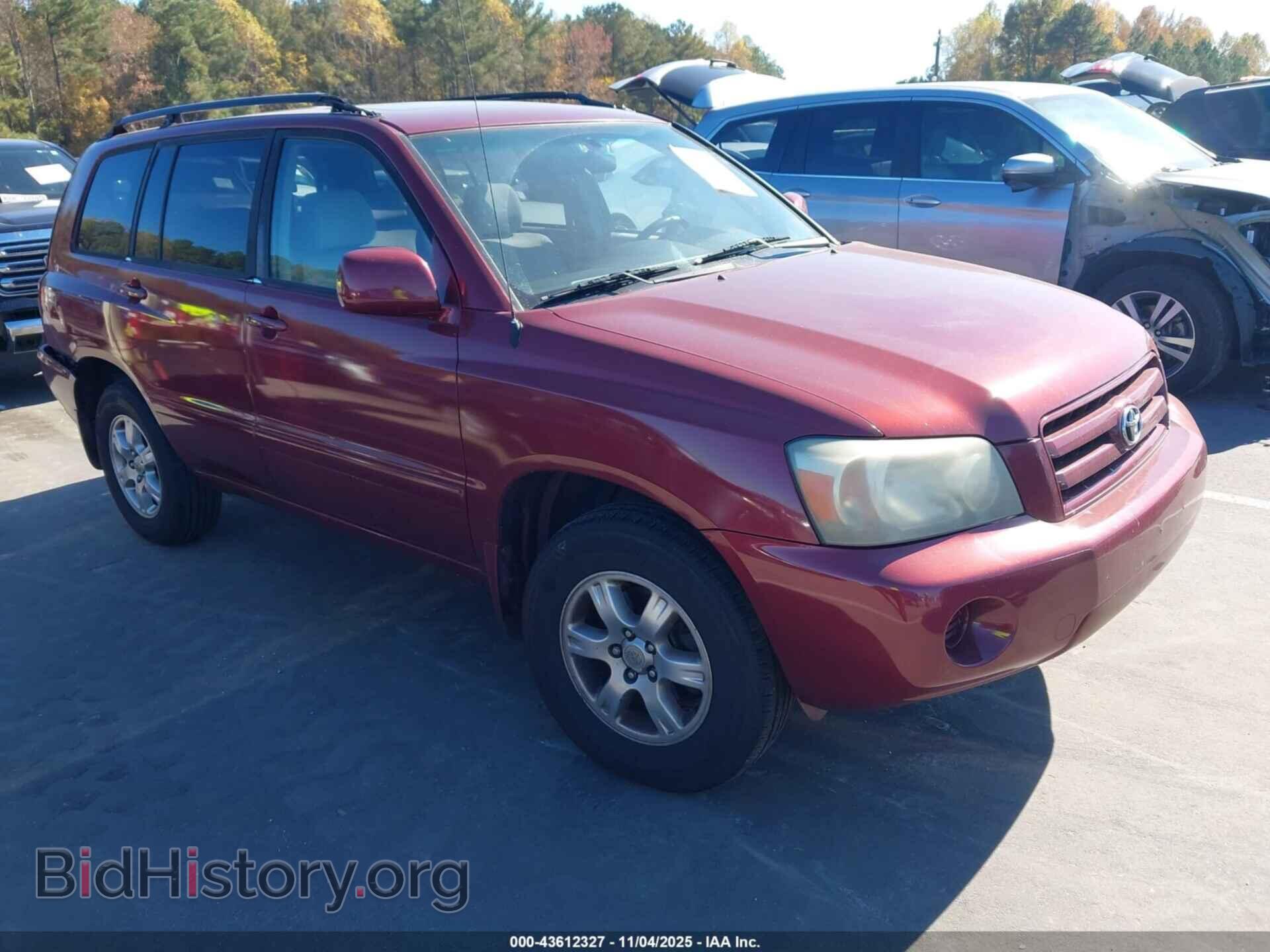Фотография JTEEP21AX60183335 - TOYOTA HIGHLANDER 2006